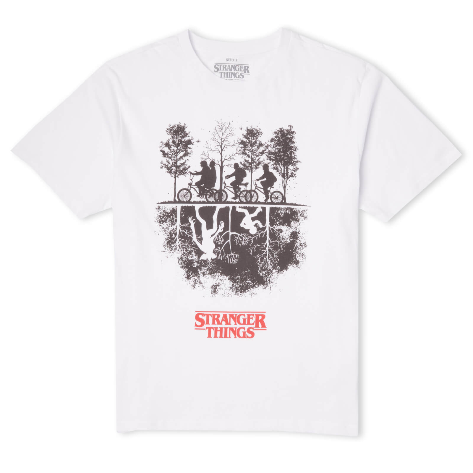 Stranger Things Upside Down Men's T-Shirt - White - M - Bianco