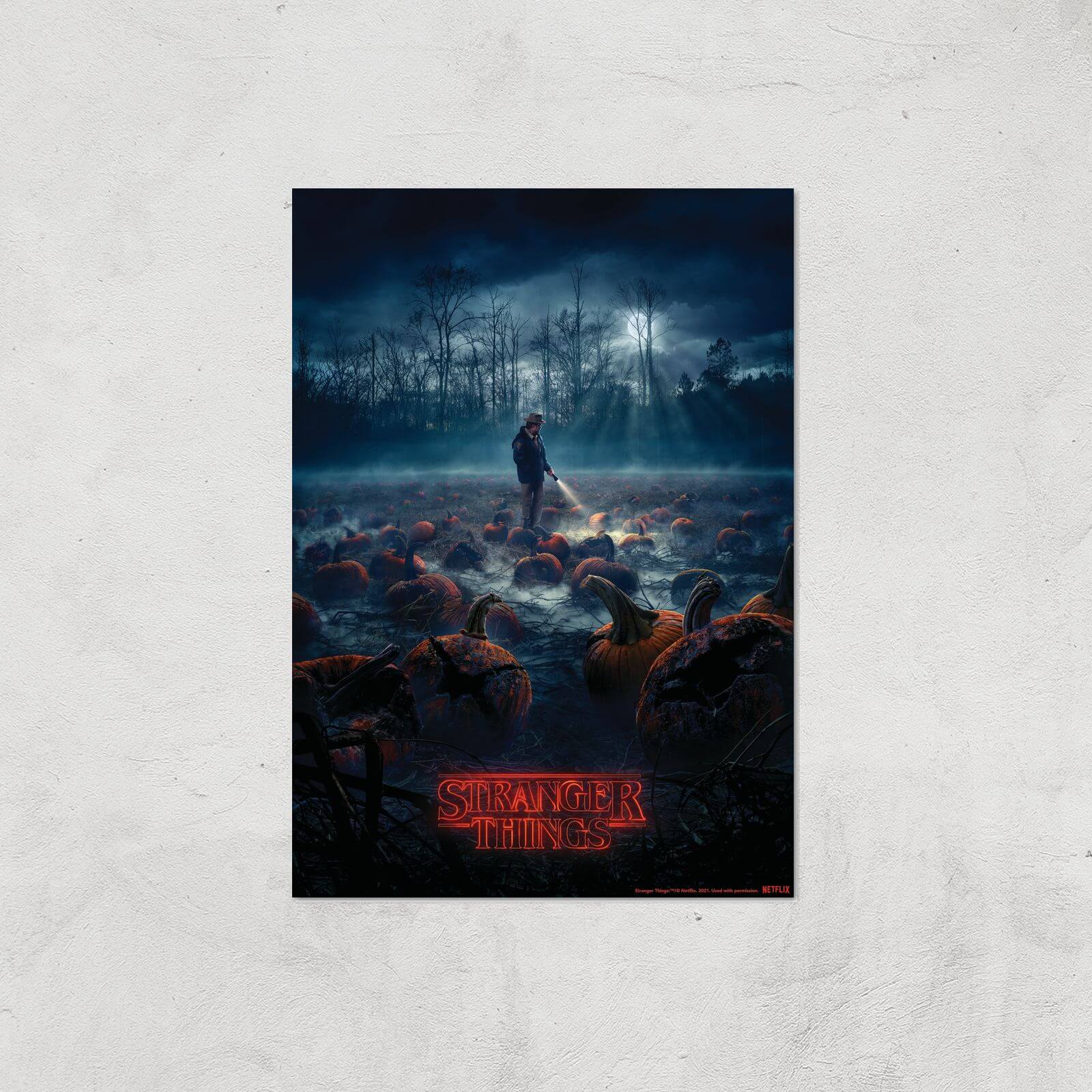 

Stranger Things Pumpkin Patch Giclee Art Print - A2 - Print Only
