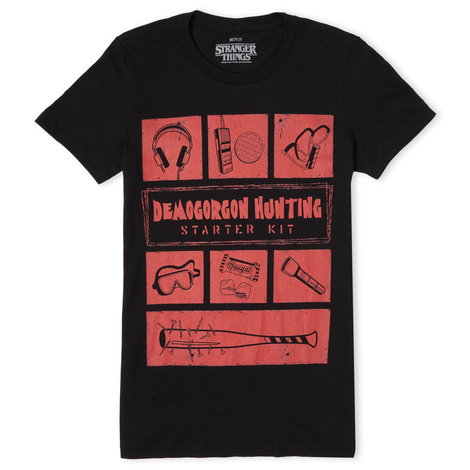 

Stranger Things Demogorgon Hunter Women's T-Shirt - Black - XL - Noir