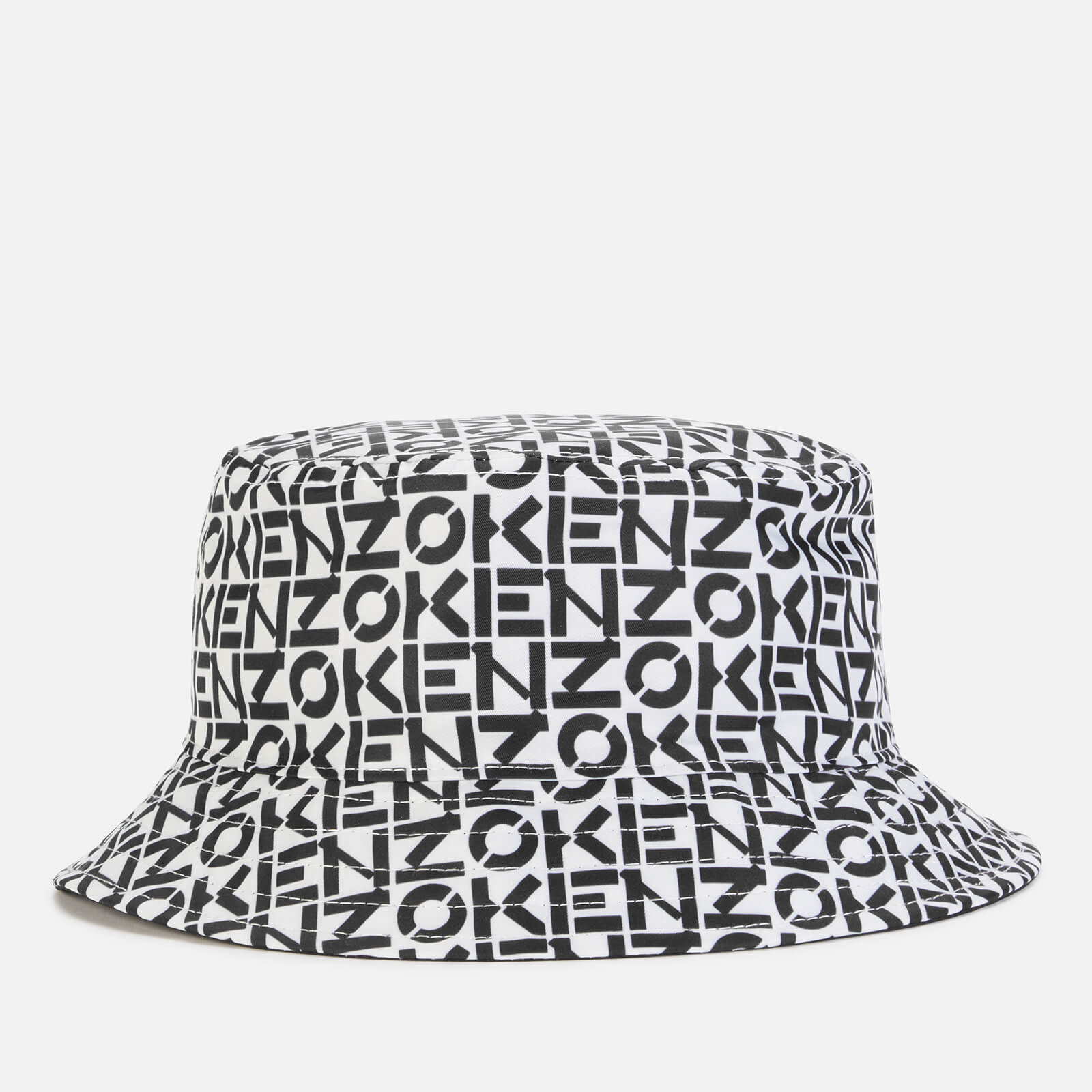 KENZO Men's Monogram Reversible Bucket Hat - Off White - M