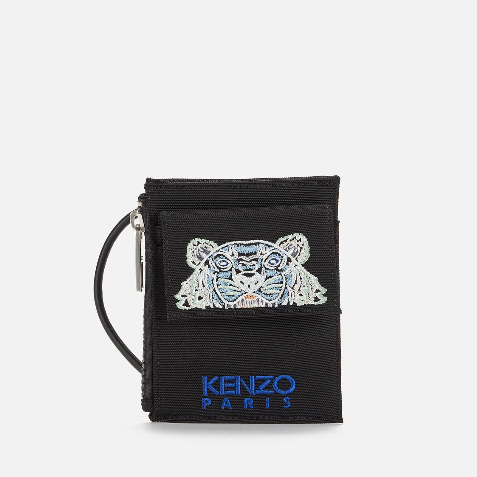 KENZO Men's Kampus Kanvas Cardholder On Strap - Black