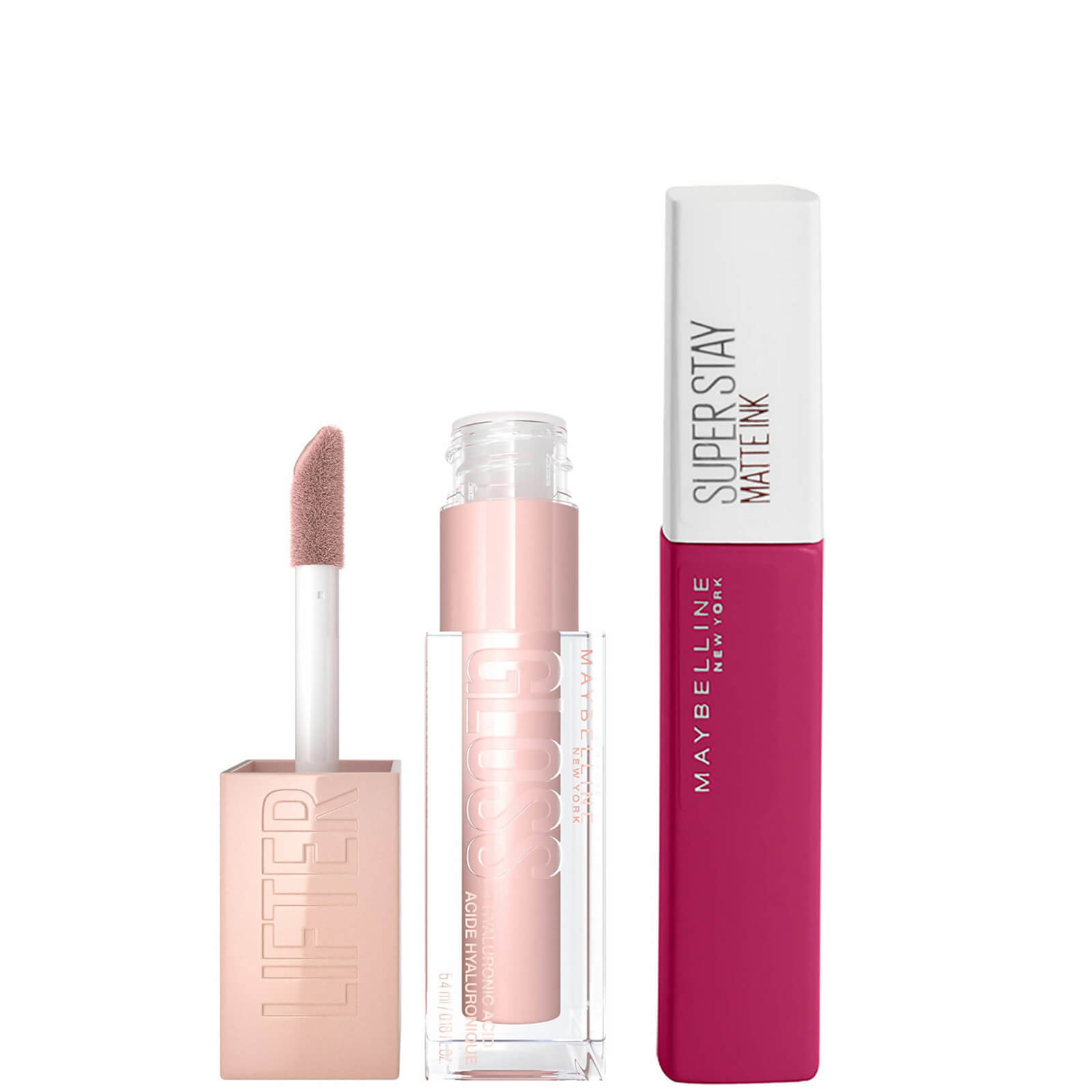 Maybelline Lifter Gloss and Superstay Matte Ink Lipstick Bundle (Various Shades) - 120 Artist
