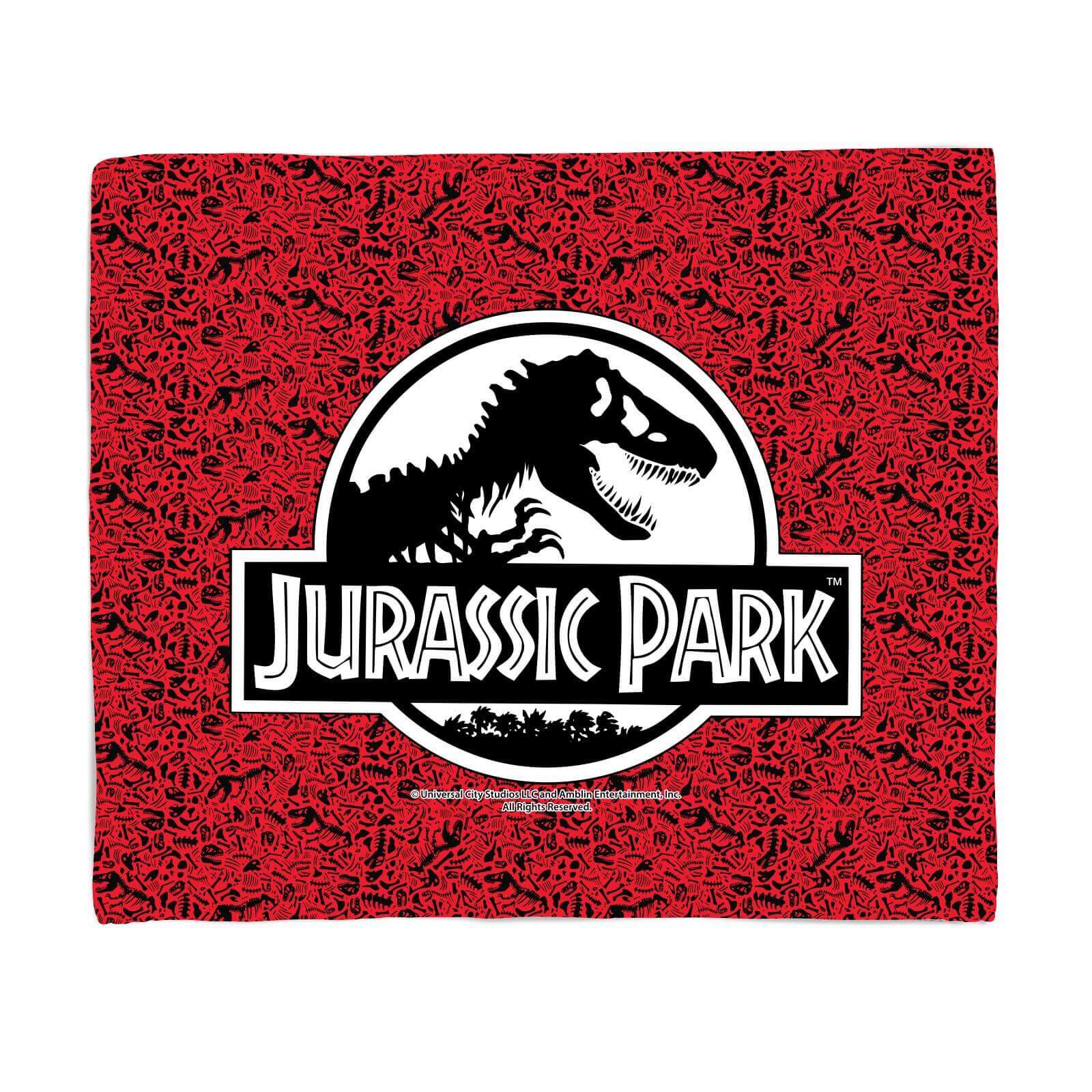 Jurassic Park Logo Bed Throw