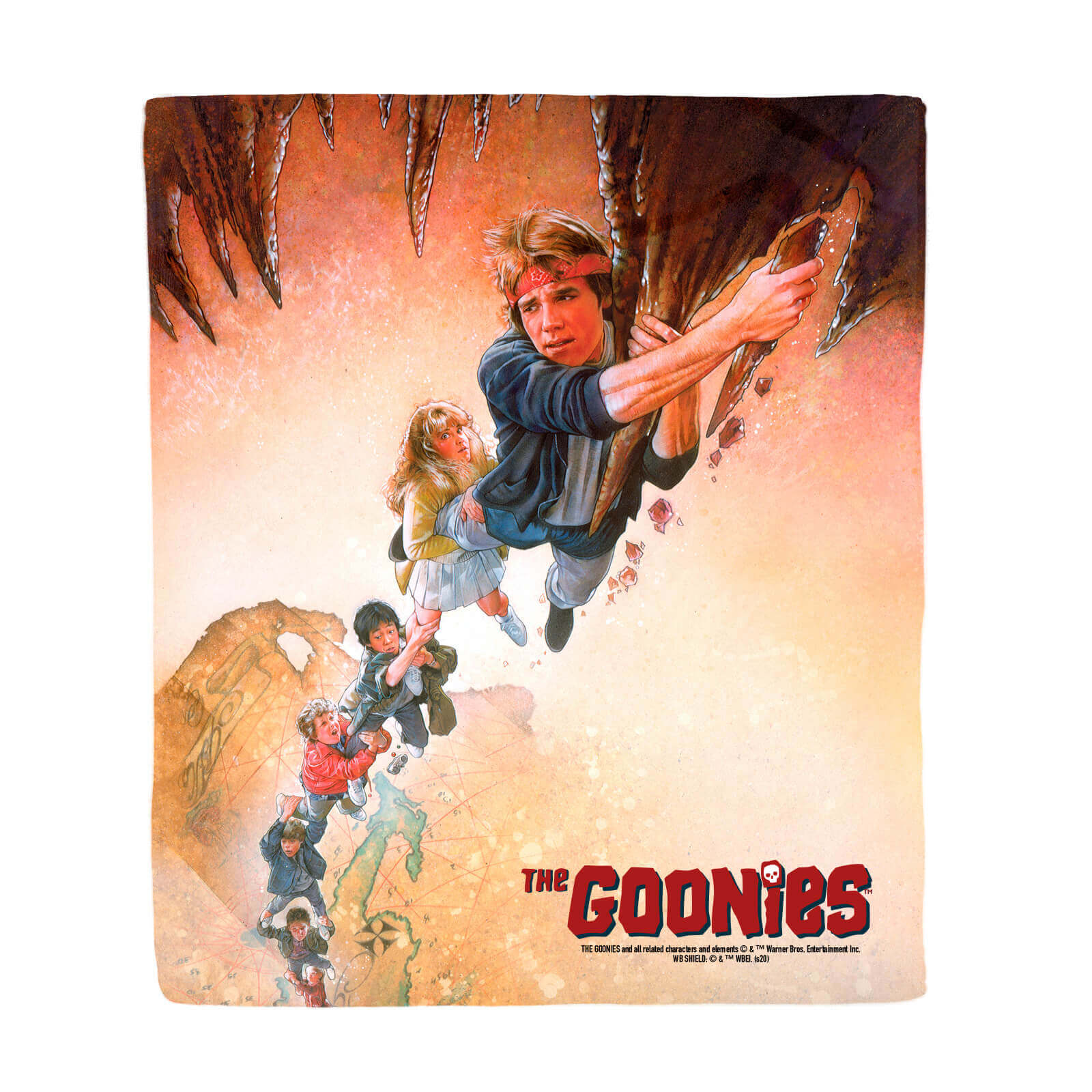 

The Goonies Retro Poster Art Bed Throw