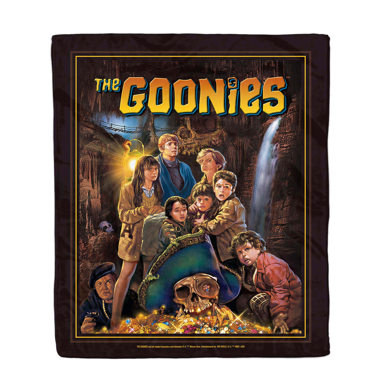 The Goonies Classic Cover Art Bed Throw