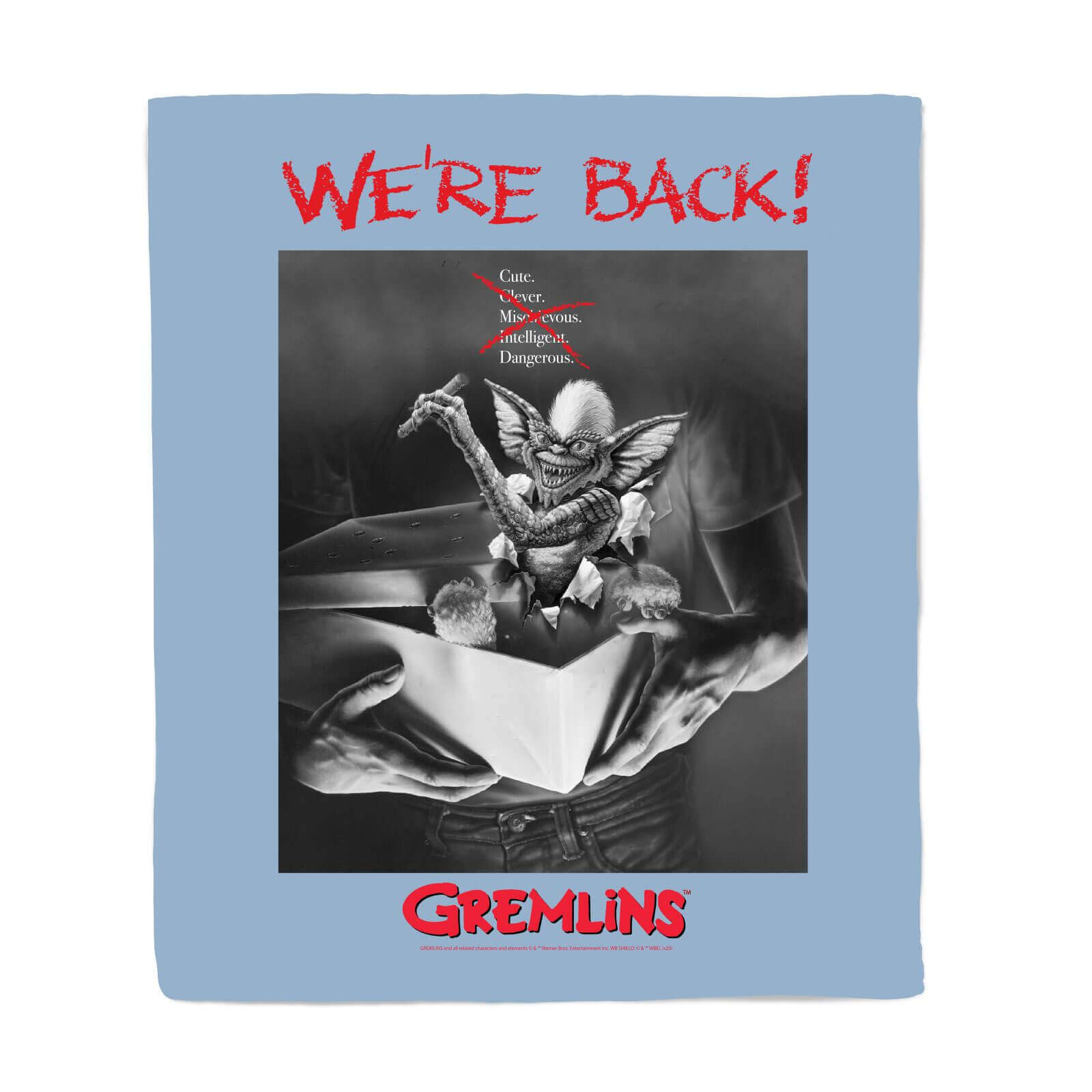 Gremlins Poster Bed Throw