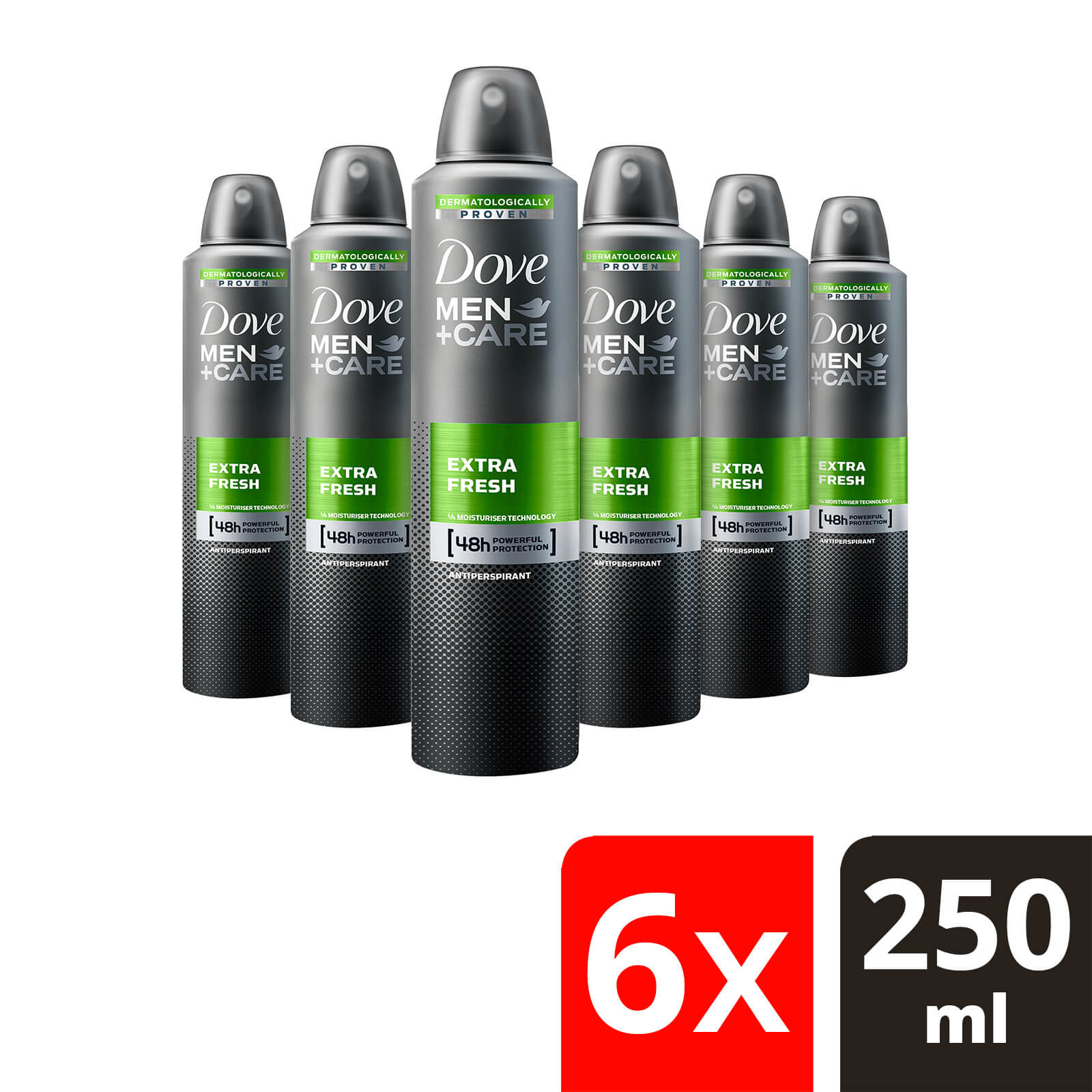 

Dove Men+Care Extra Fresh Antiperspirant Deodorant Aerosol 250ml