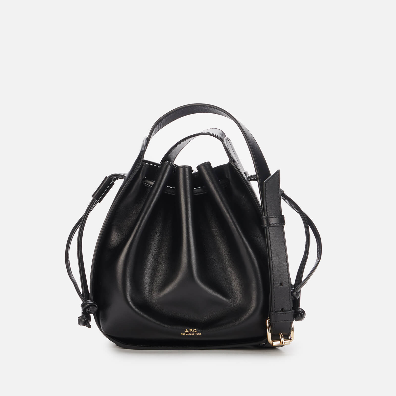 A.P.C. Women's Courtney Small Bucket Bag - Black