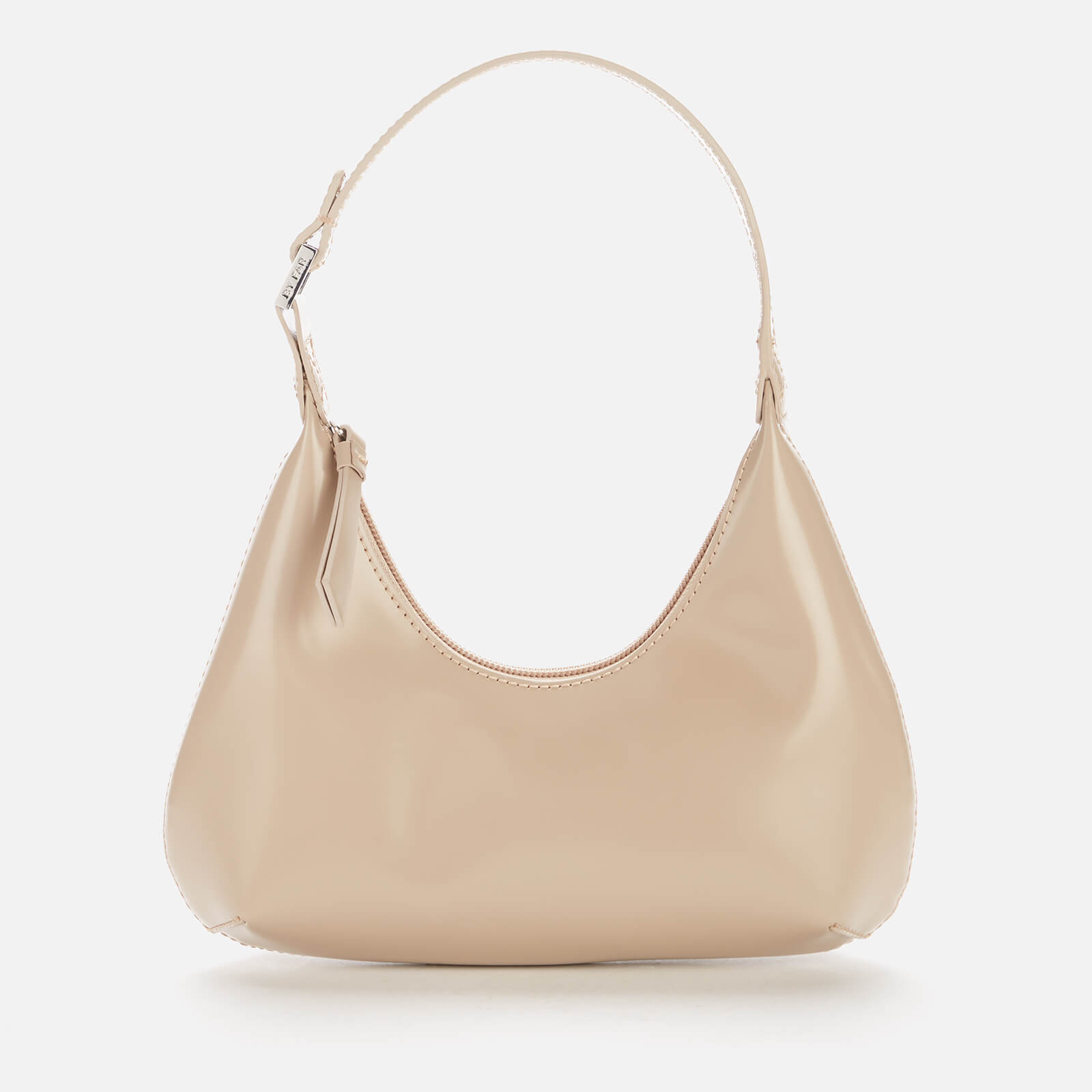 BY FAR Women's Baby Amber Semi Patent Bag - Khaki