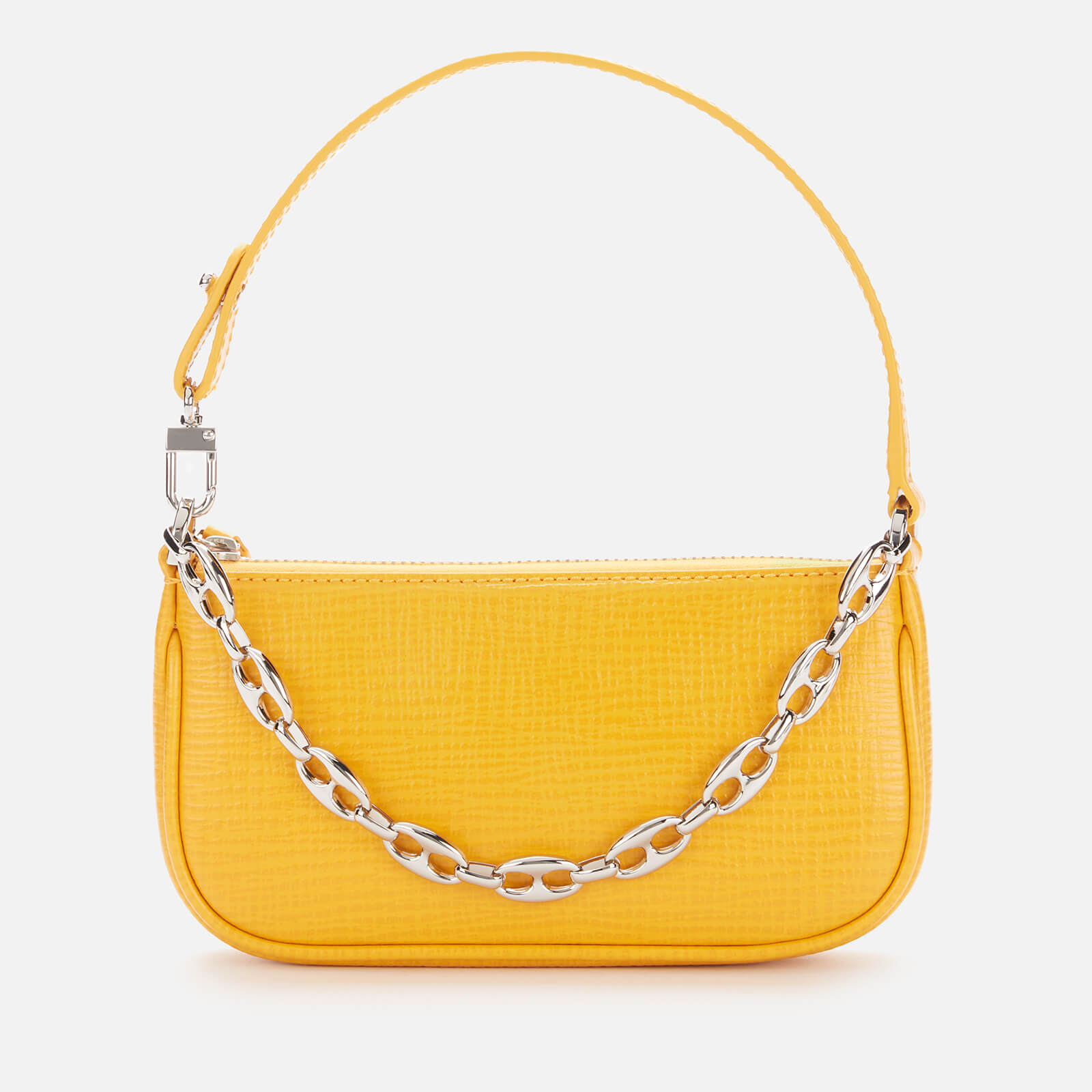 BY FAR Women's Mini Rachel Embossed Leather Bag - Sunflower