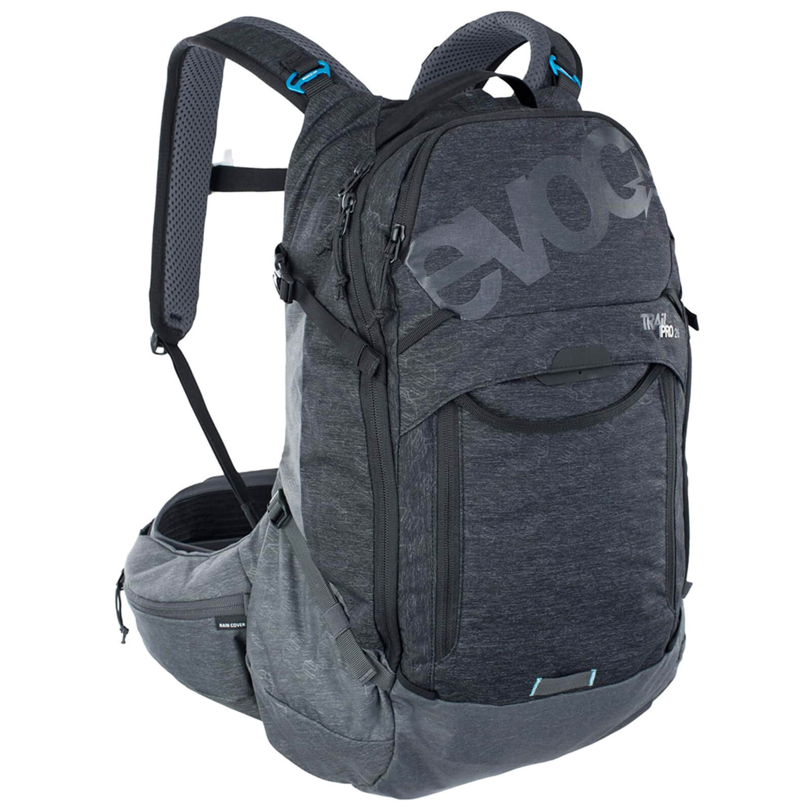 Image of Evoc Trail Pro Protector 26L Backpack - L/XL - Light Olive/Carbon Grey