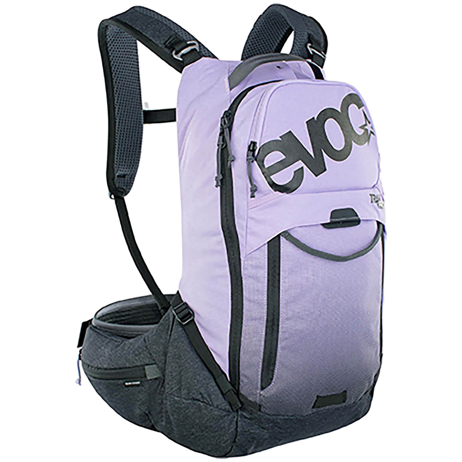 Evoc Trail Pro Protector 16L Backpack - L/XL - Light Olive/Carbon Grey
