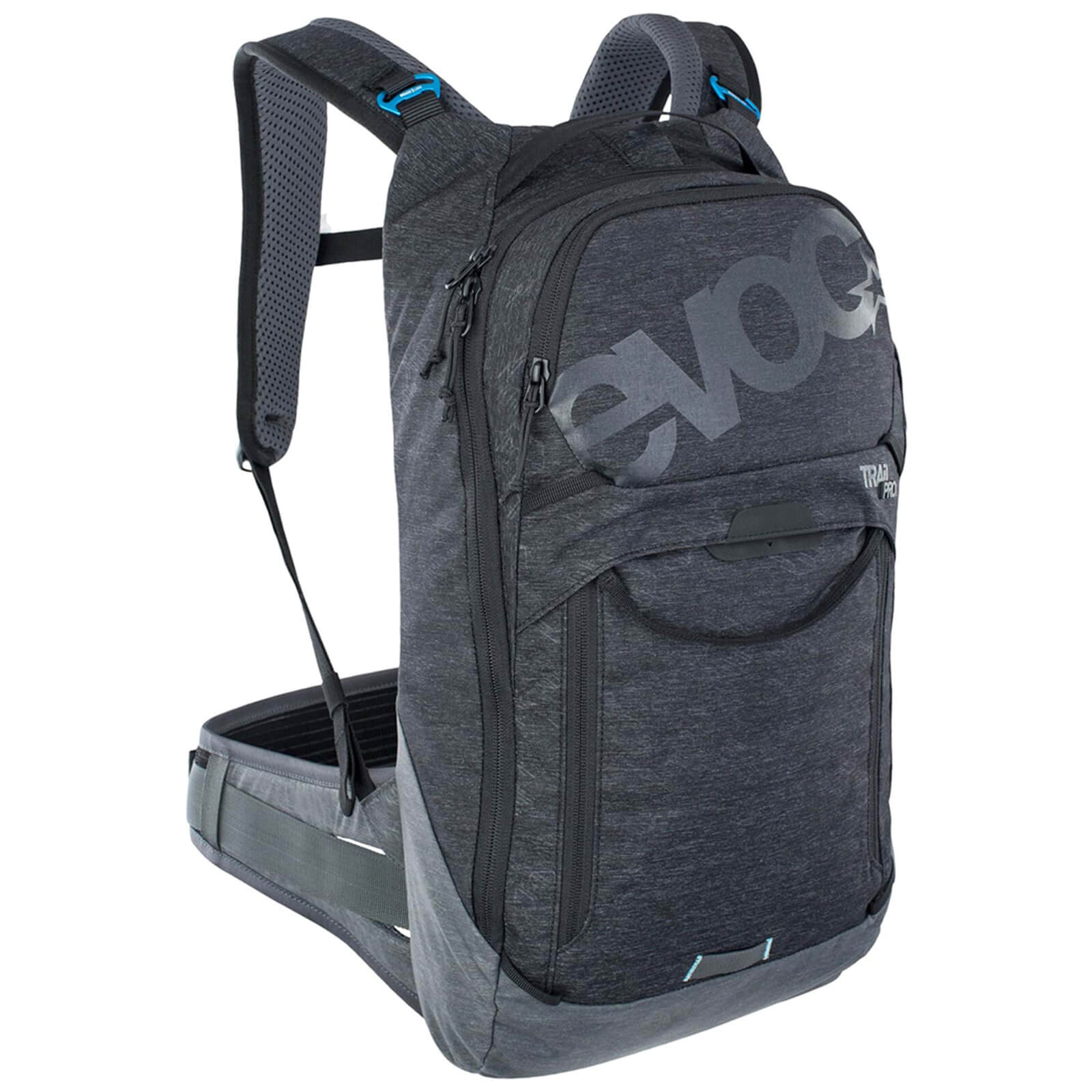 Image of Evoc Trail Pro 10 Backpack SS21 - Black-Carbon Grey - S/M, Black-Carbon Grey