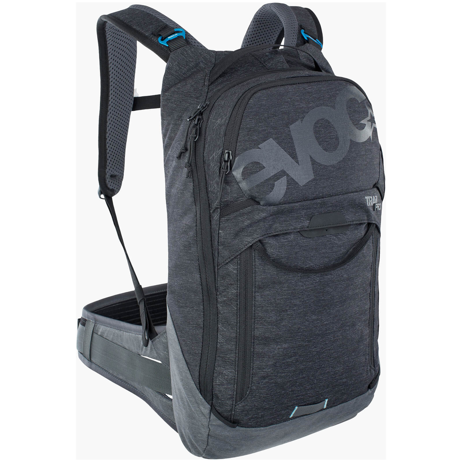 Image of Evoc Trail Pro 10 Backpack SS21 - Black-Carbon Grey - L/XL, Black-Carbon Grey