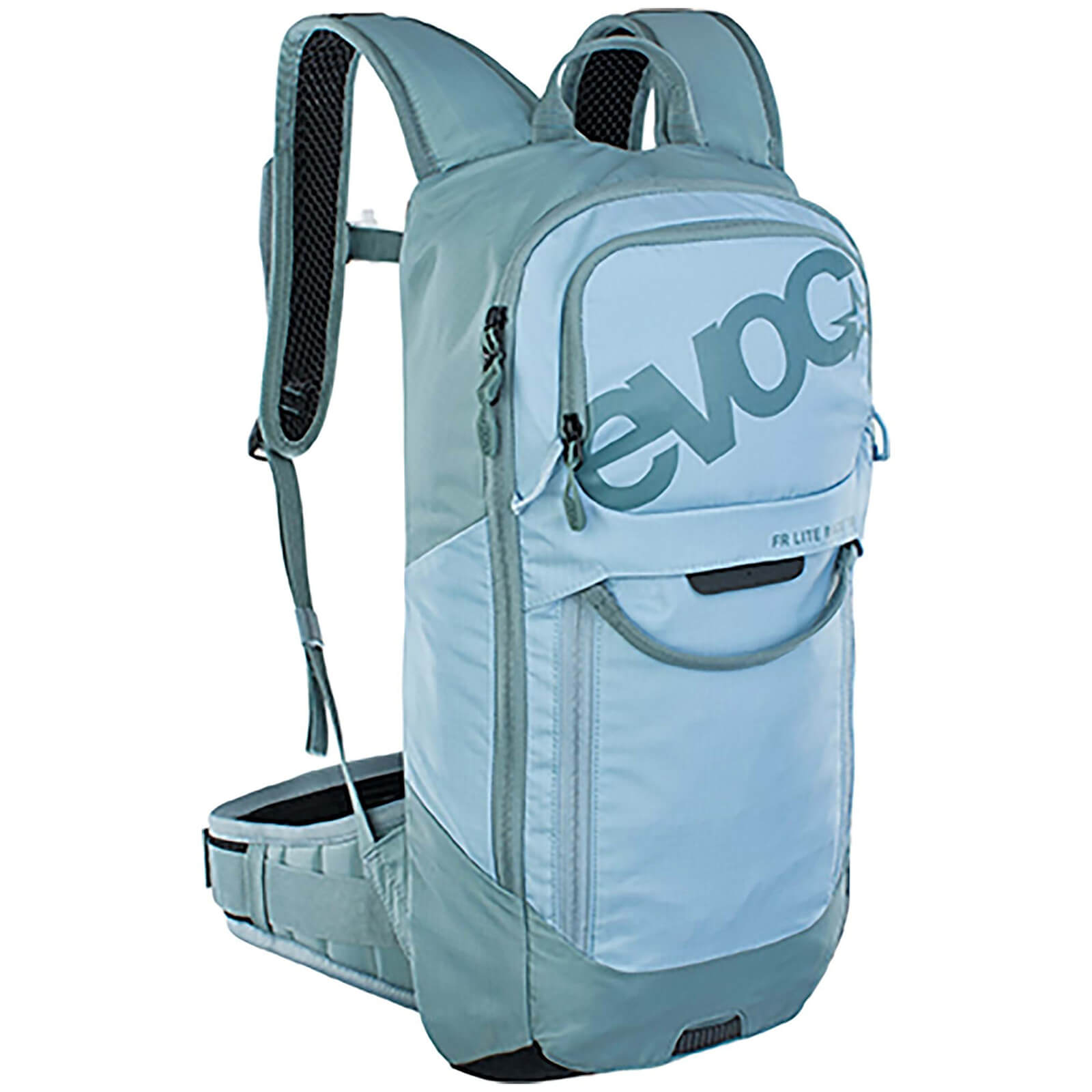Evoc FR Lite Race Protector Backpack - S - Steel/Copen Blue