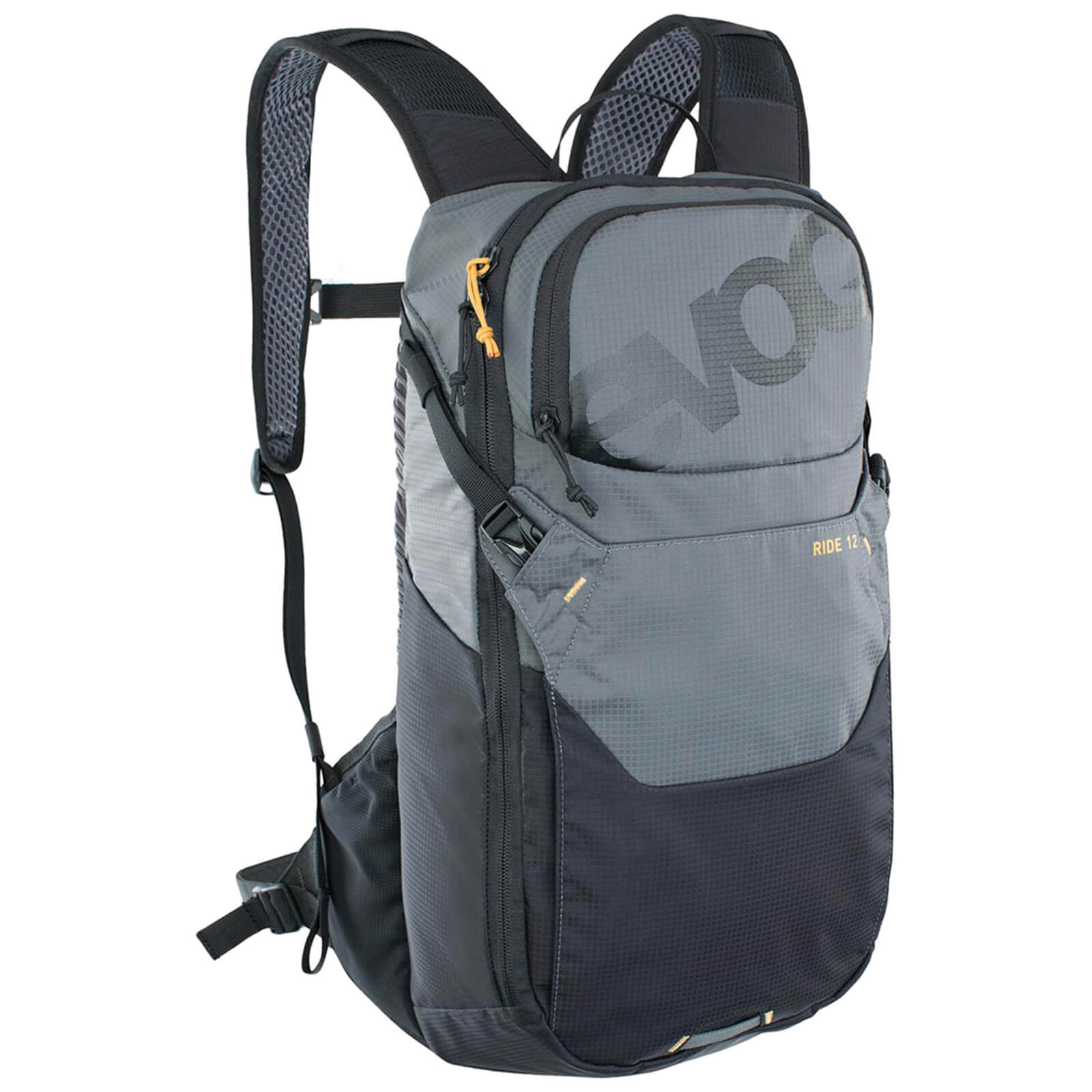 Evoc Ride 12L Performance Backpack - Carbon Grey/Black