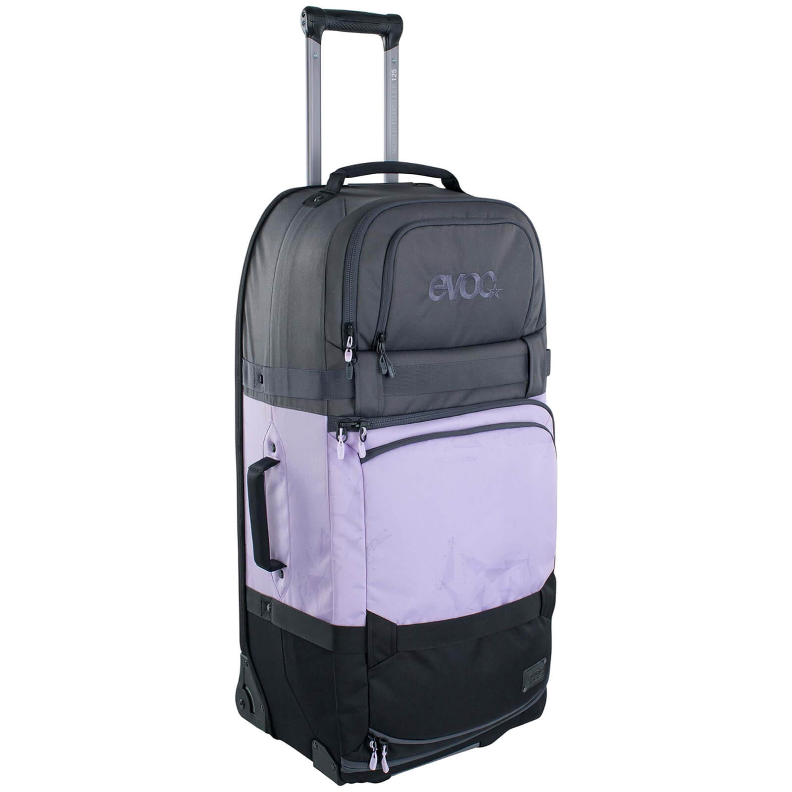 Evoc 125L World Traveller Bag - Carbon Grey/Purple Rose/Black