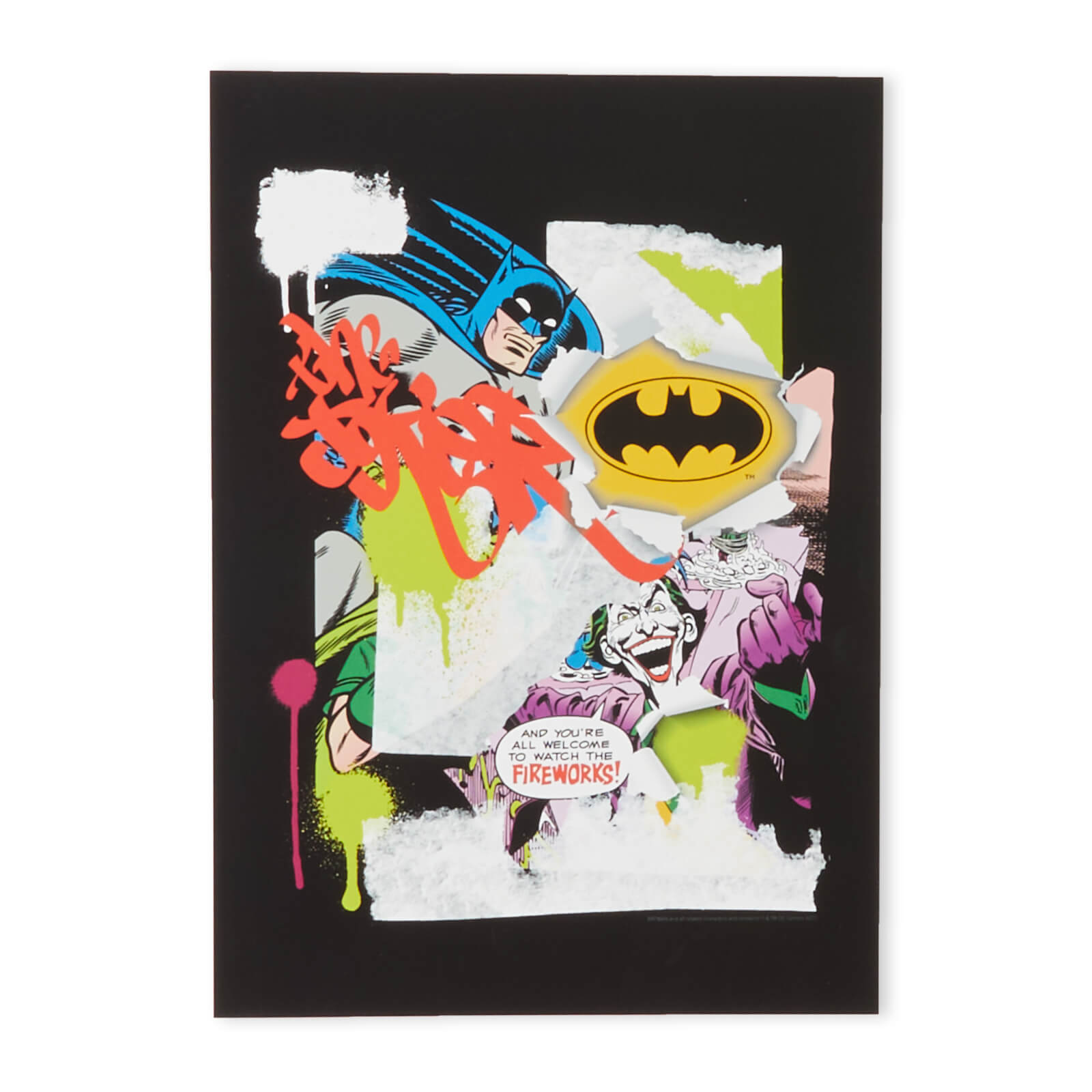 

Batman Co Stampa d'arte Stampa artistica Giclee - A3 - Black Frame