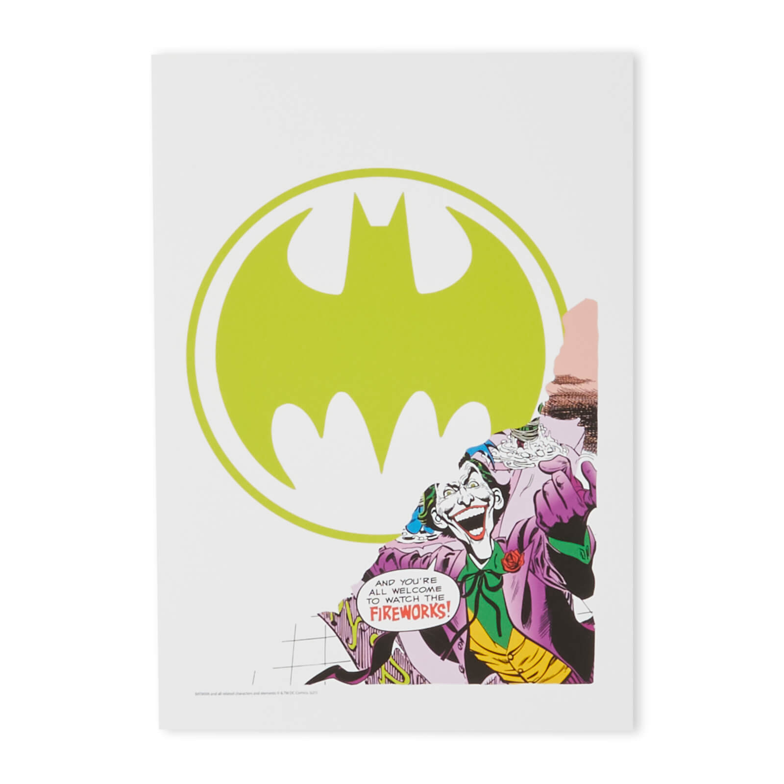 Batman Question Giclee Art Print - A2 - White Frame