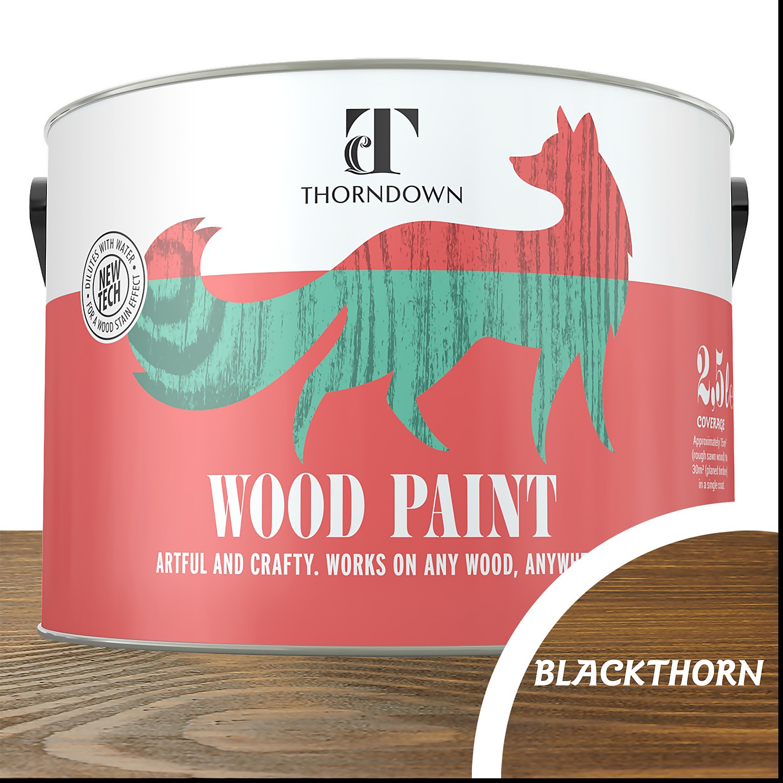 Photo of Thorndown Blackthorn Wood Paint 2.5l