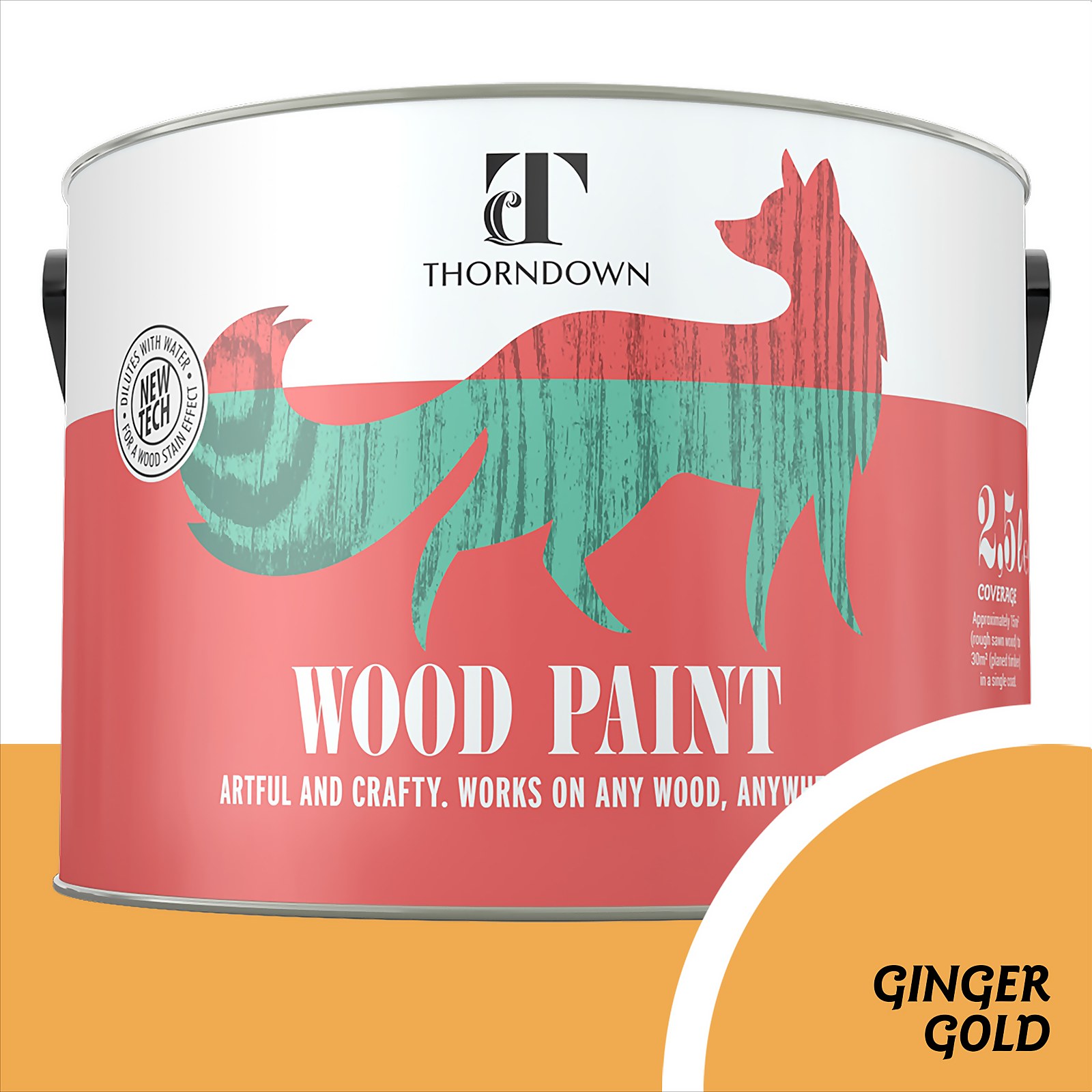 Photo of Thorndown Ginger Gold Wood Paint 2.5l