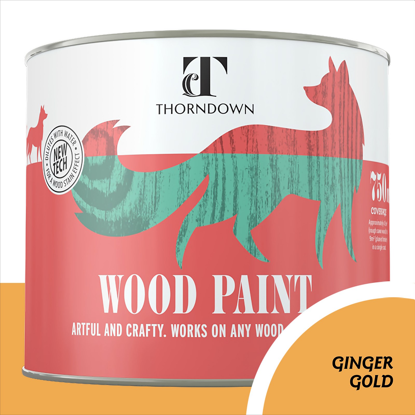 Photo of Thorndown Ginger Gold Wood Paint 750ml