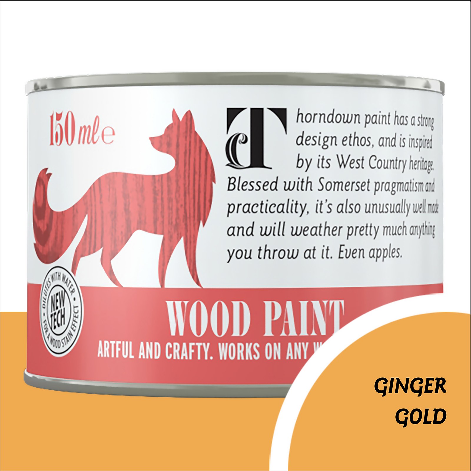 Photo of Thorndown Ginger Gold Wood Paint 150ml