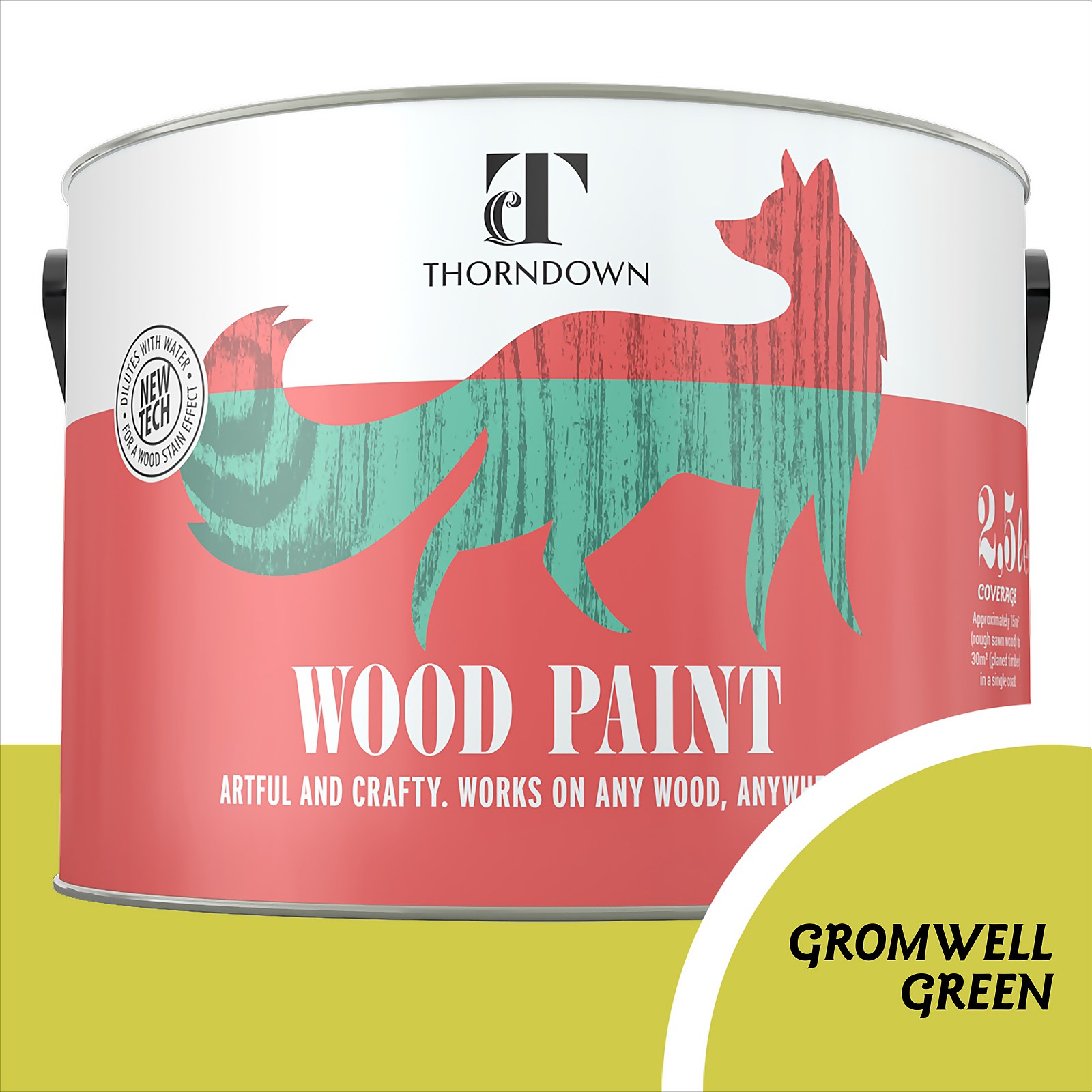 Photo of Thorndown Gromwell Green Wood Paint 2.5l