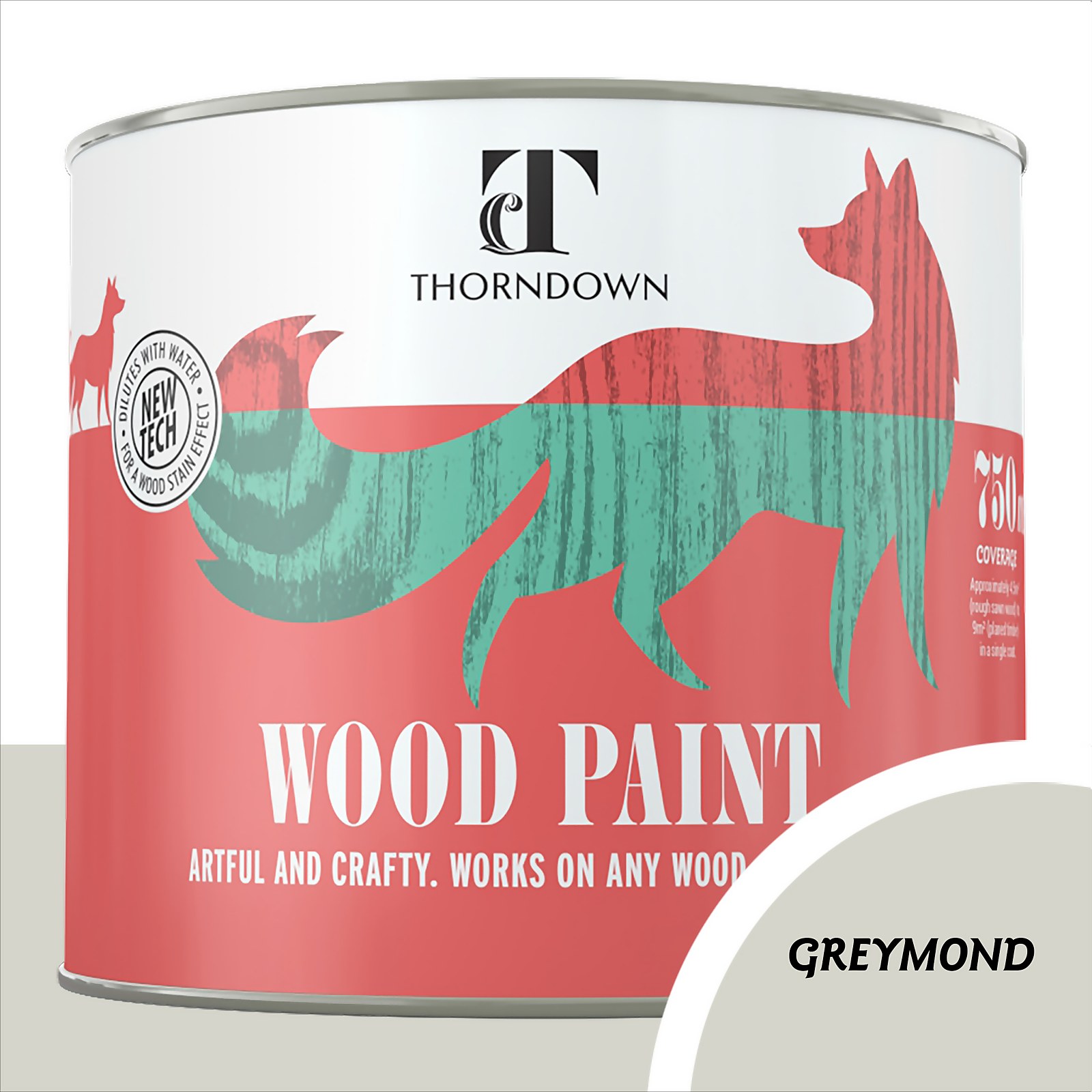 Photo of Thorndown Greymond Wood Paint 750ml