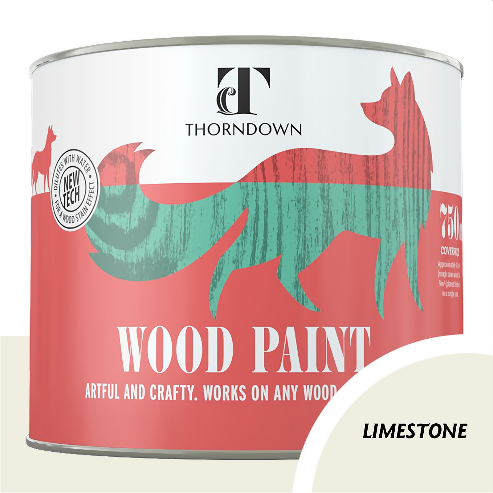 Photo of Thorndown Limestone Wood Paint 750ml