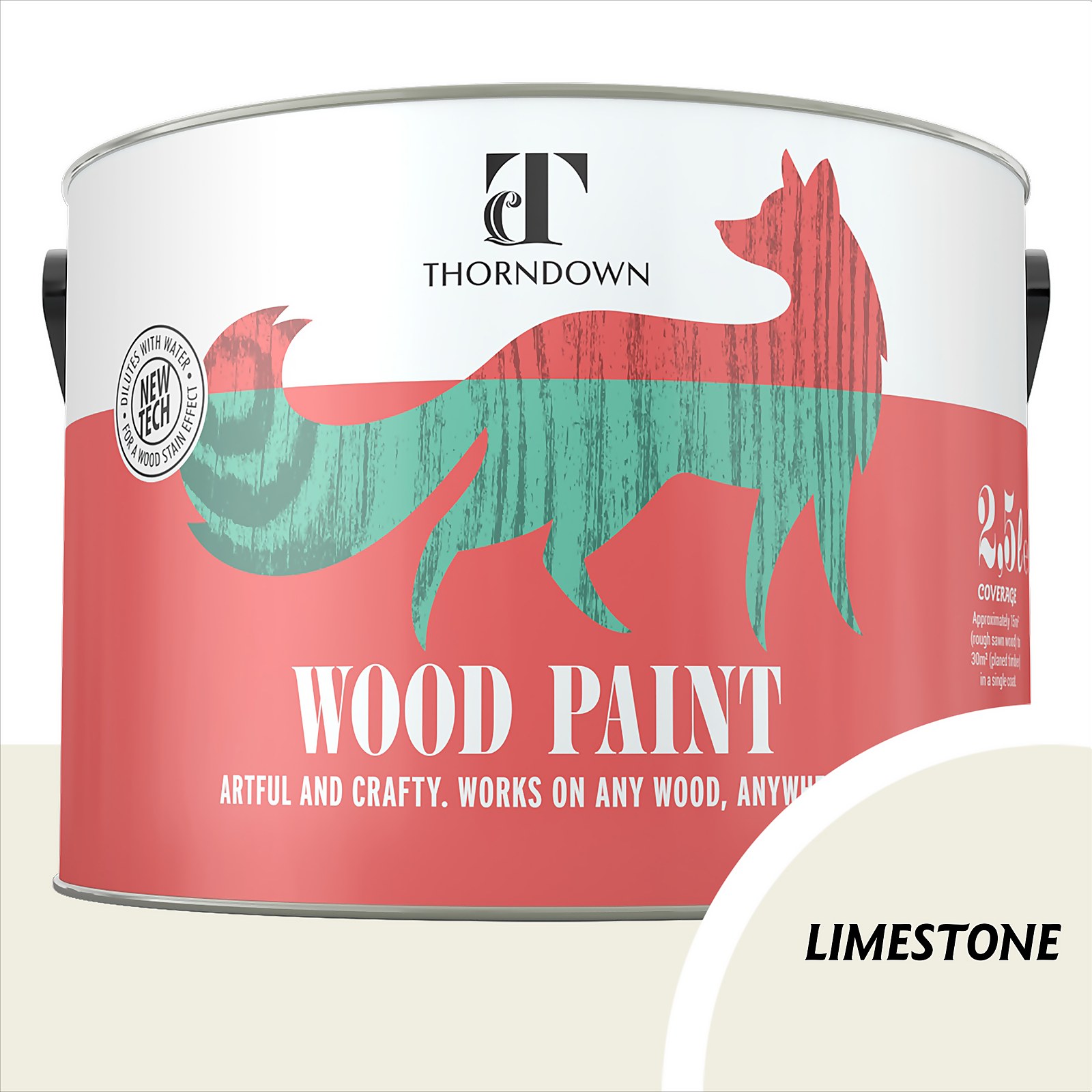 Photo of Thorndown Limestone Wood Paint 2.5l
