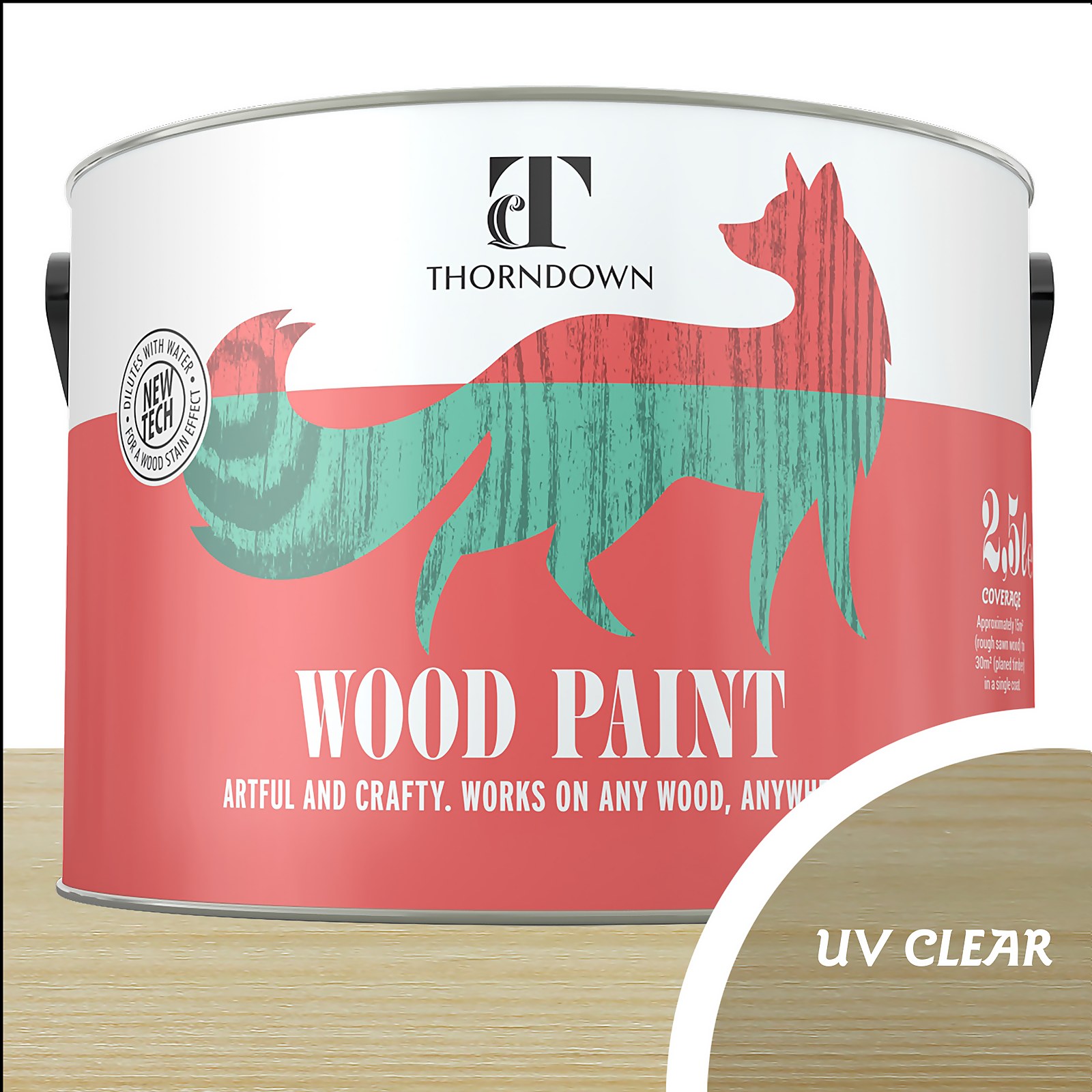 Photo of Thorndown Uv Clear Wood Paint 2.5l