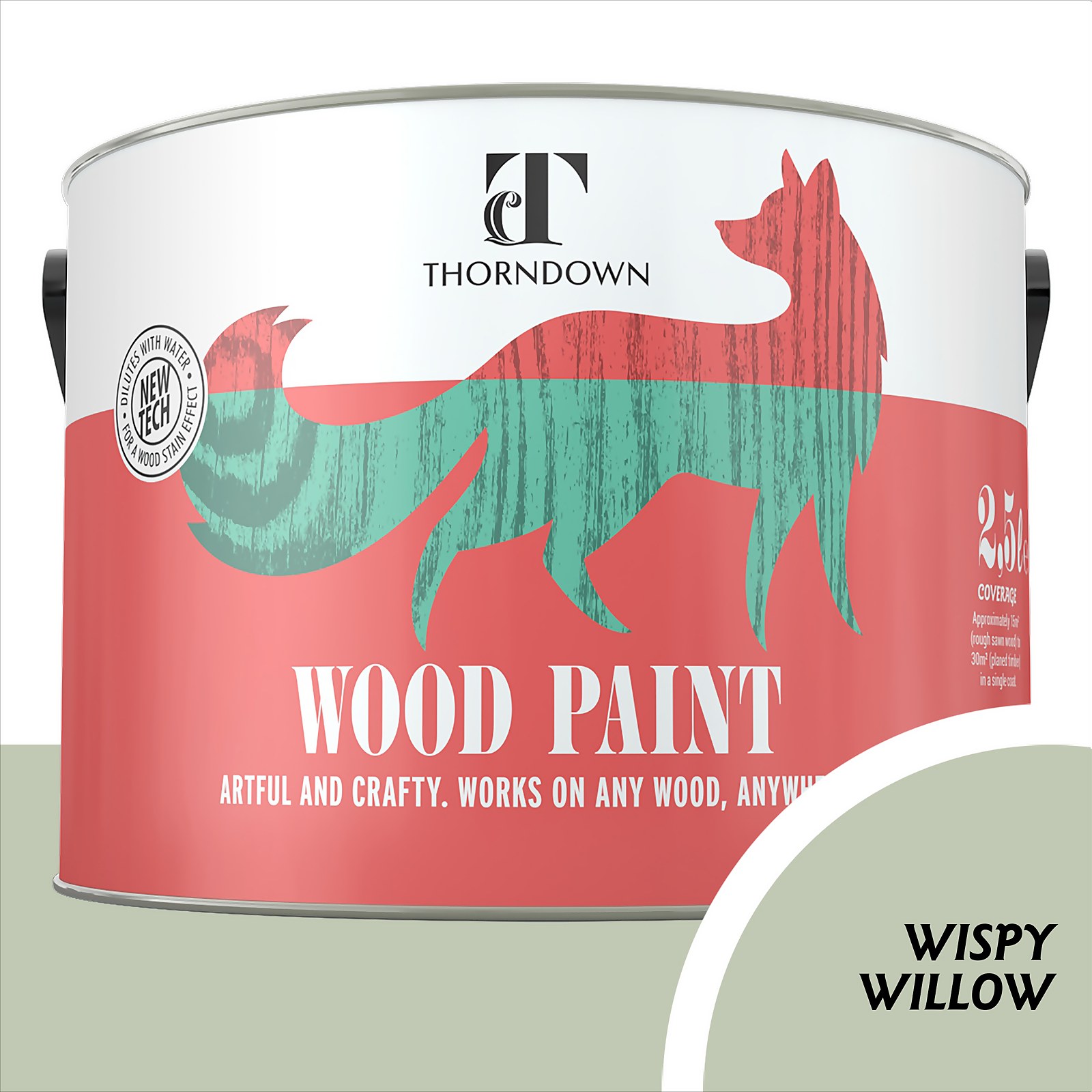 Photo of Thorndown Wispy Willow Wood Paint 2.5l