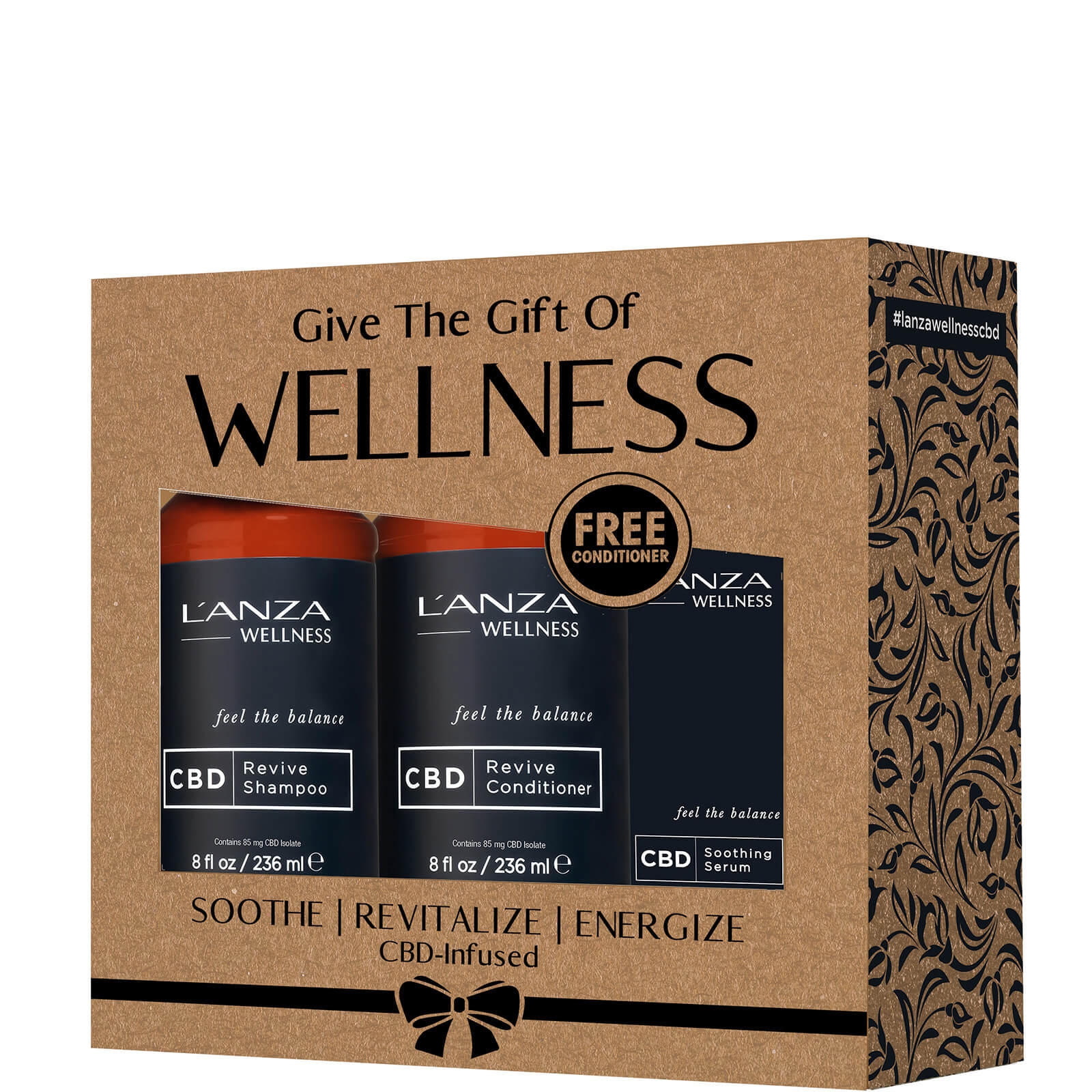 

Набор для ухода за волосами L'Anza CBD Healing Wellness Holiday Trio Box