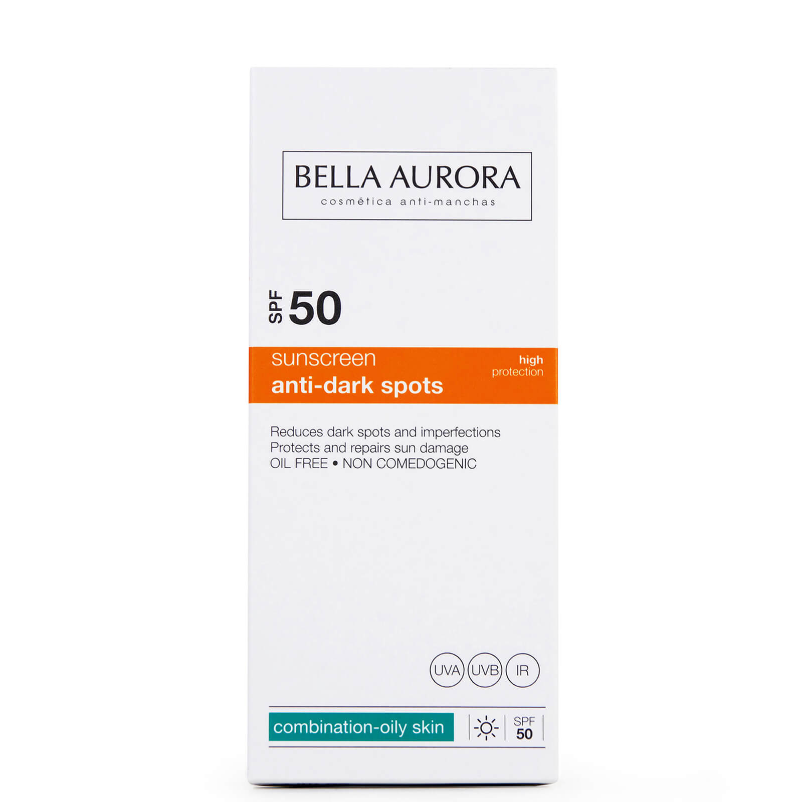 Artikel klicken und genauer betrachten! - Shield your complexion from the accelerated ageing effects of UV exposure with powerful daily sunblock. Bella Aurora’s Anti-Dark Spots Gel-Cream Sunscreen SPF50+ provides broad-spectrum UVA, UVB and IR protection with microencapsulated filters and a double sphere system, while its lightweight, oil-free formula makes it ideal for combination to oily skin types. | im Online Shop kaufen
