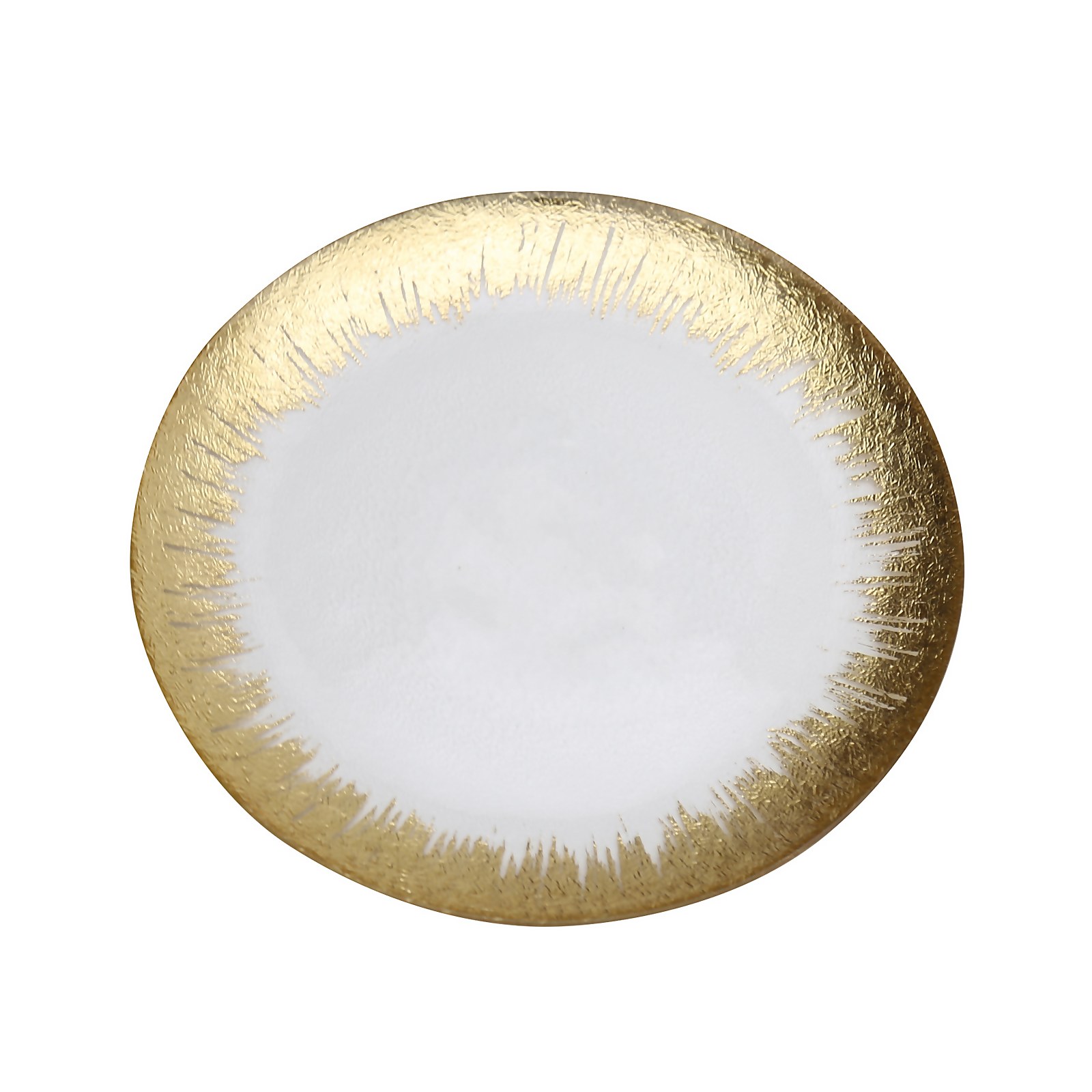 Photo of Gold Burst Glass Charger Plate