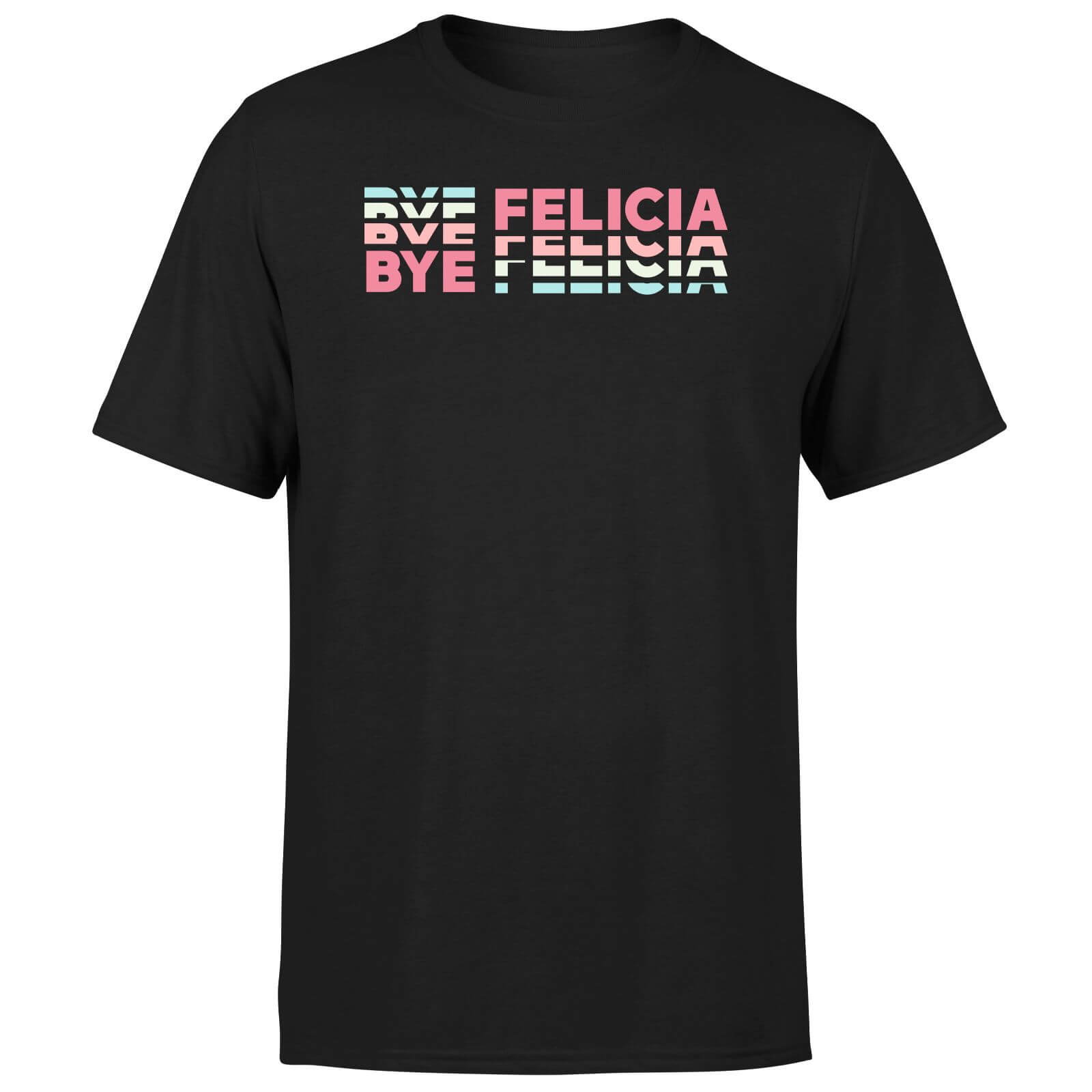Bye Felicia Glitched Men's T-Shirt - Black - XS - Black