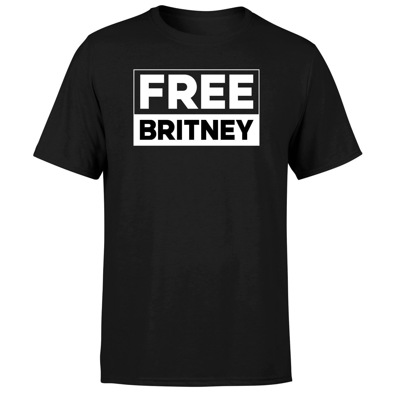 Straight Outta Free Britney Men's T-Shirt - Black - XS - Black