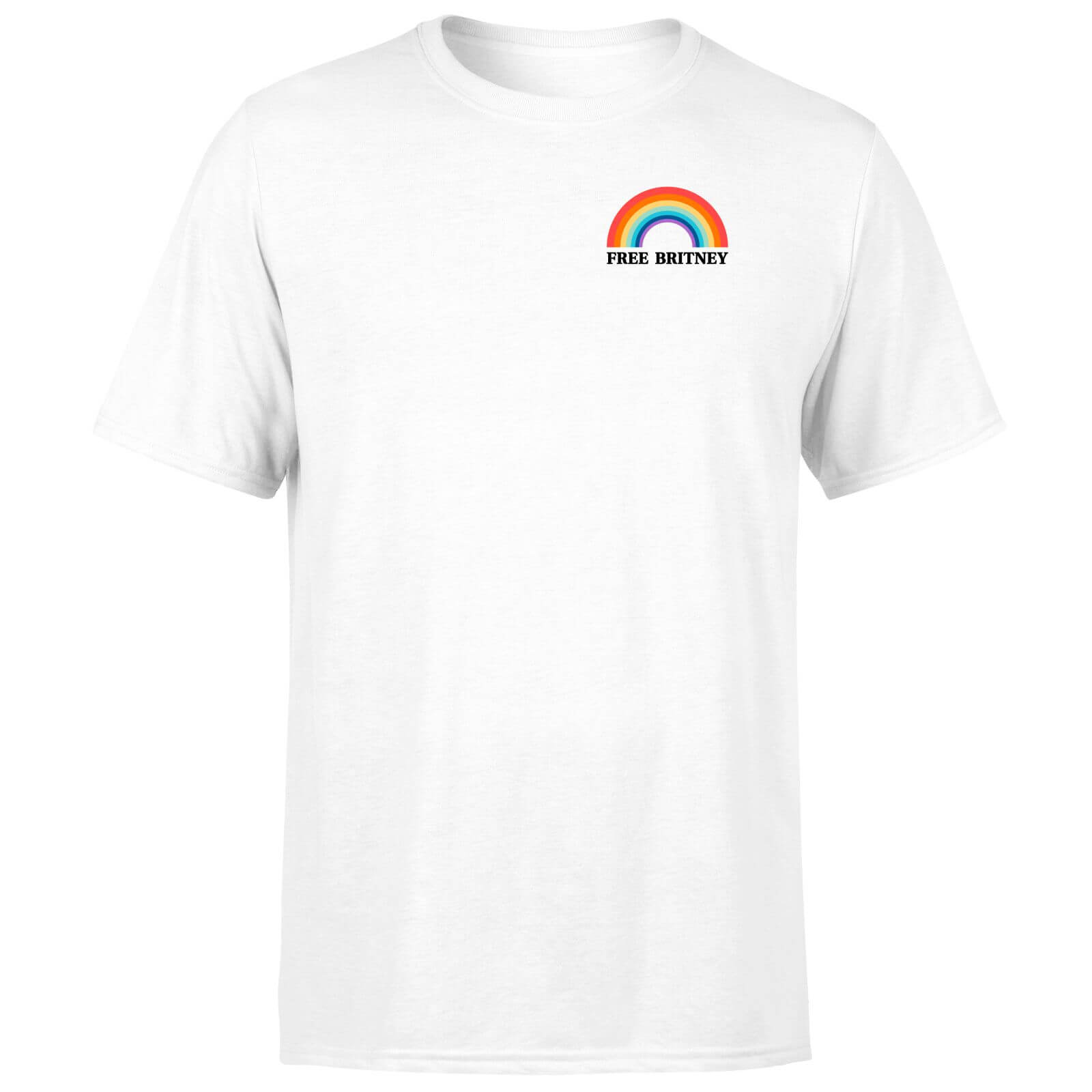Free Britney Rainbow Pride Men's T-Shirt - White - XS - White