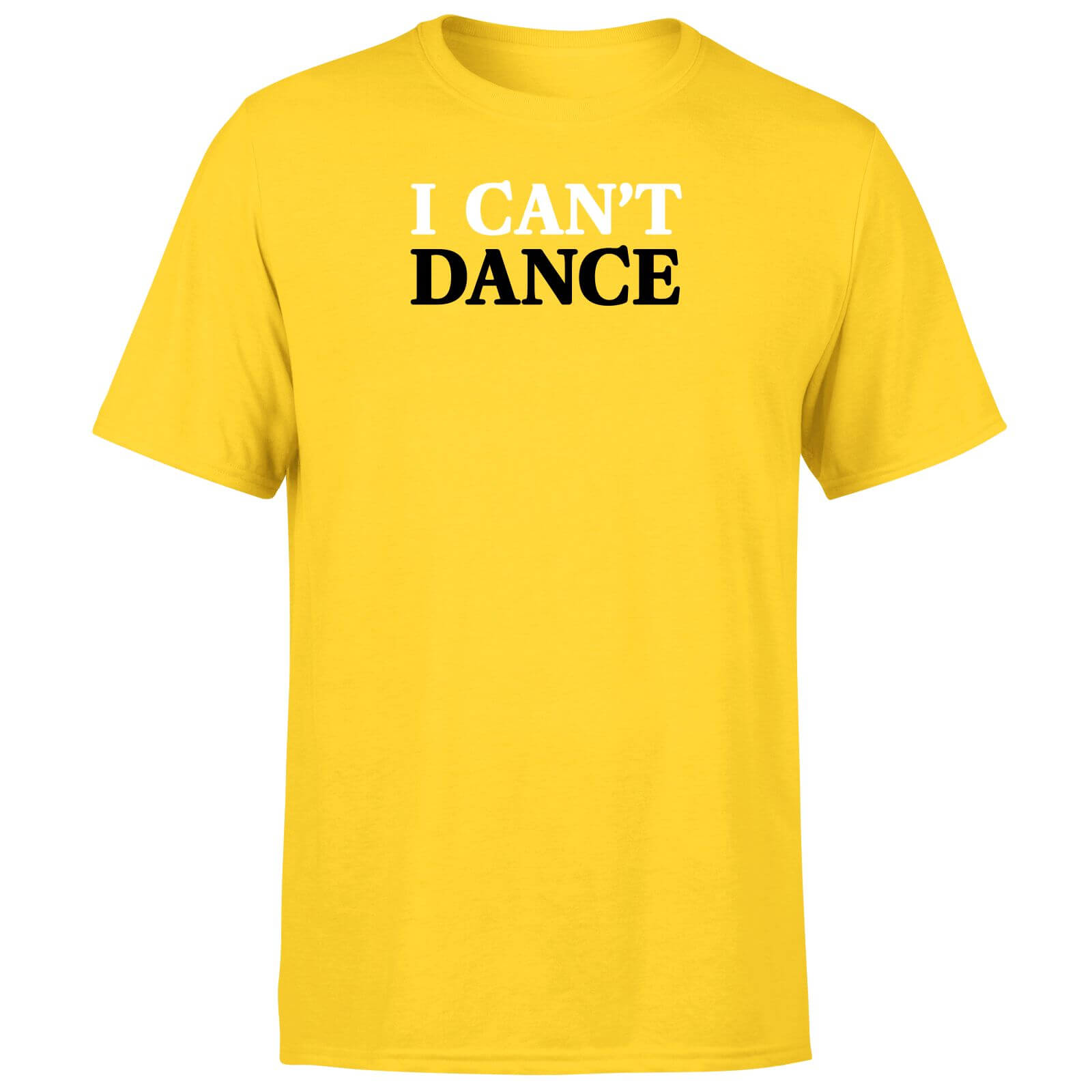 Genesis I Can't Dance Men's T-Shirt - Yellow - XS - Yellow