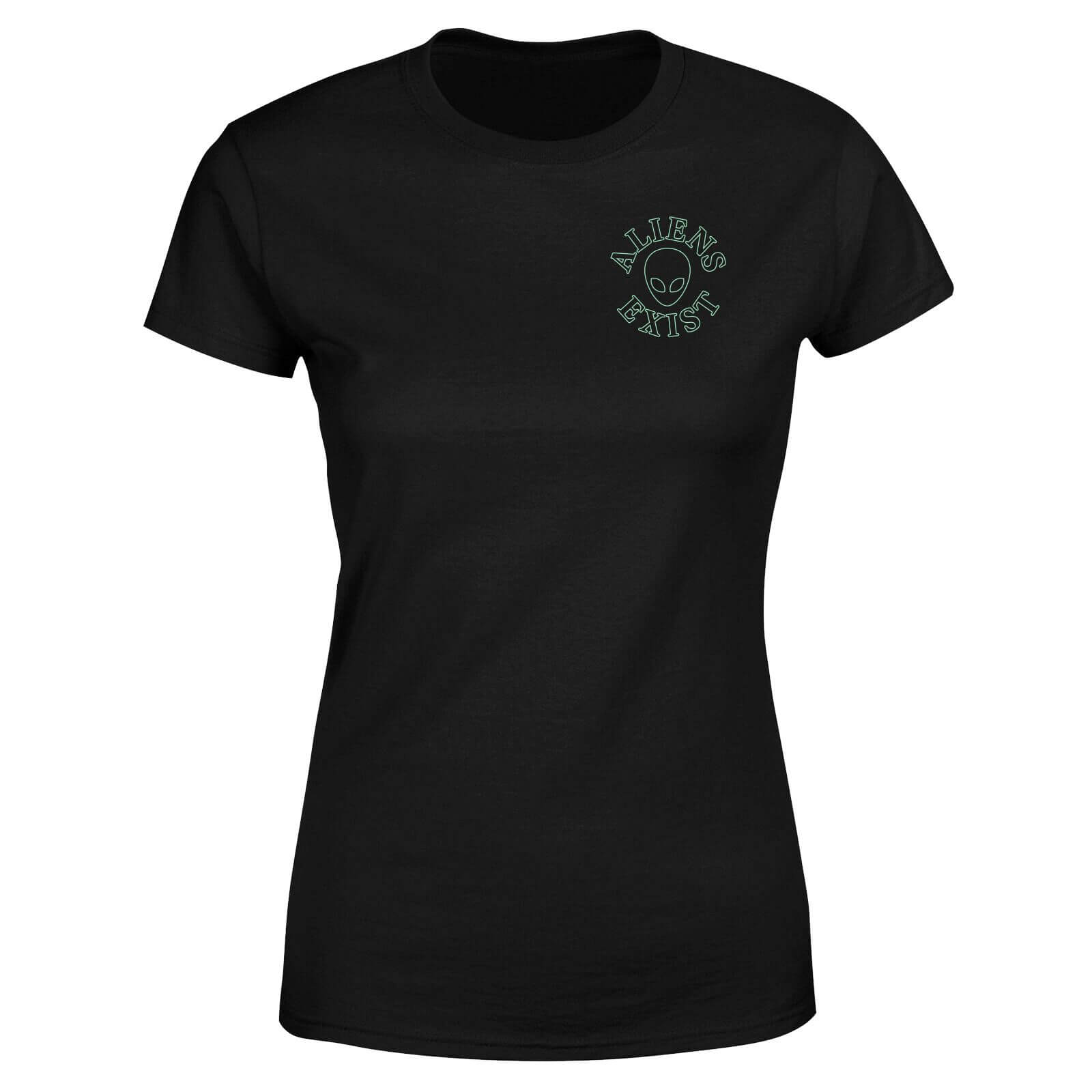 Aliens Exist Women's T-Shirt - Black - XS - Black