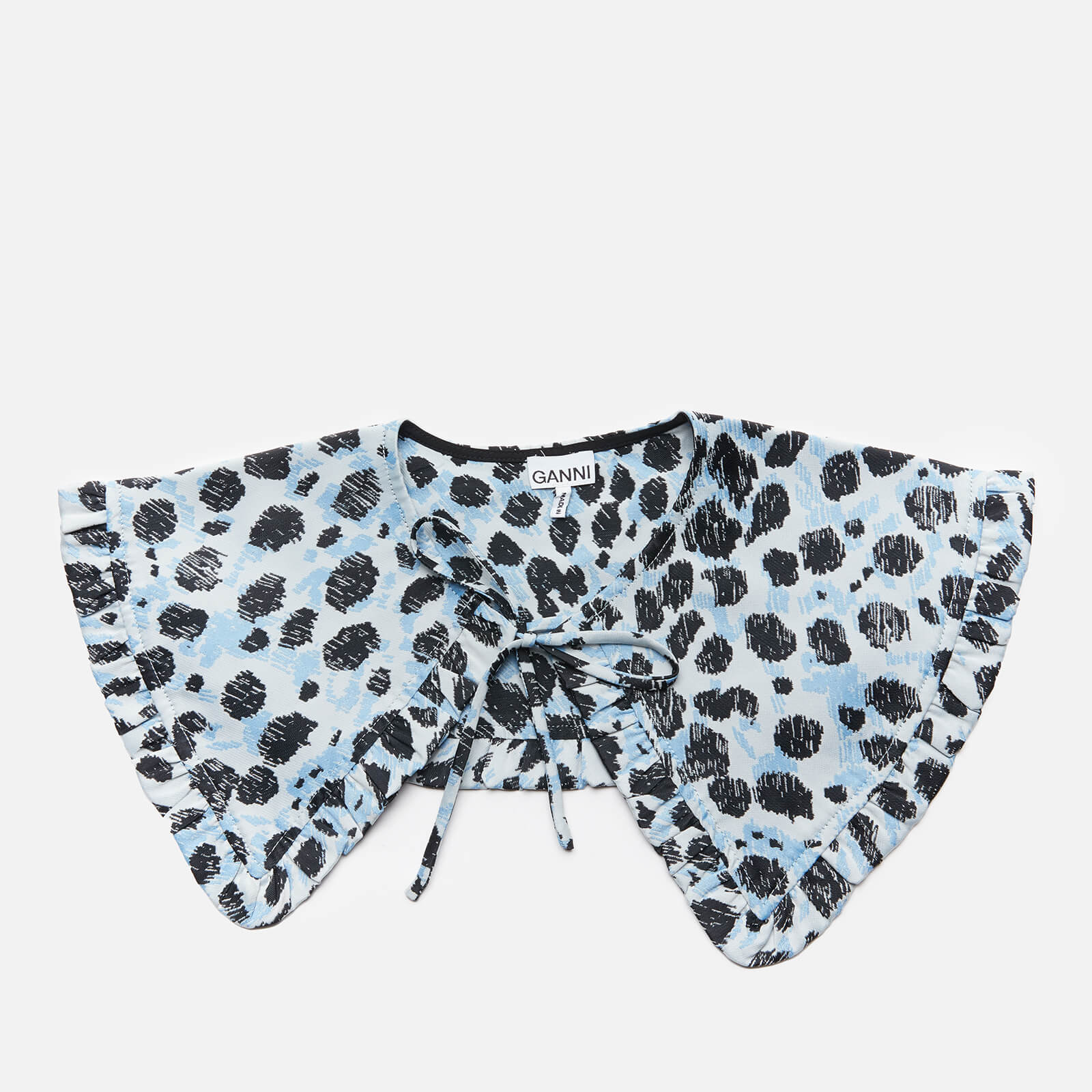 Ganni Women's Crispy Jacquard Collar - Egret