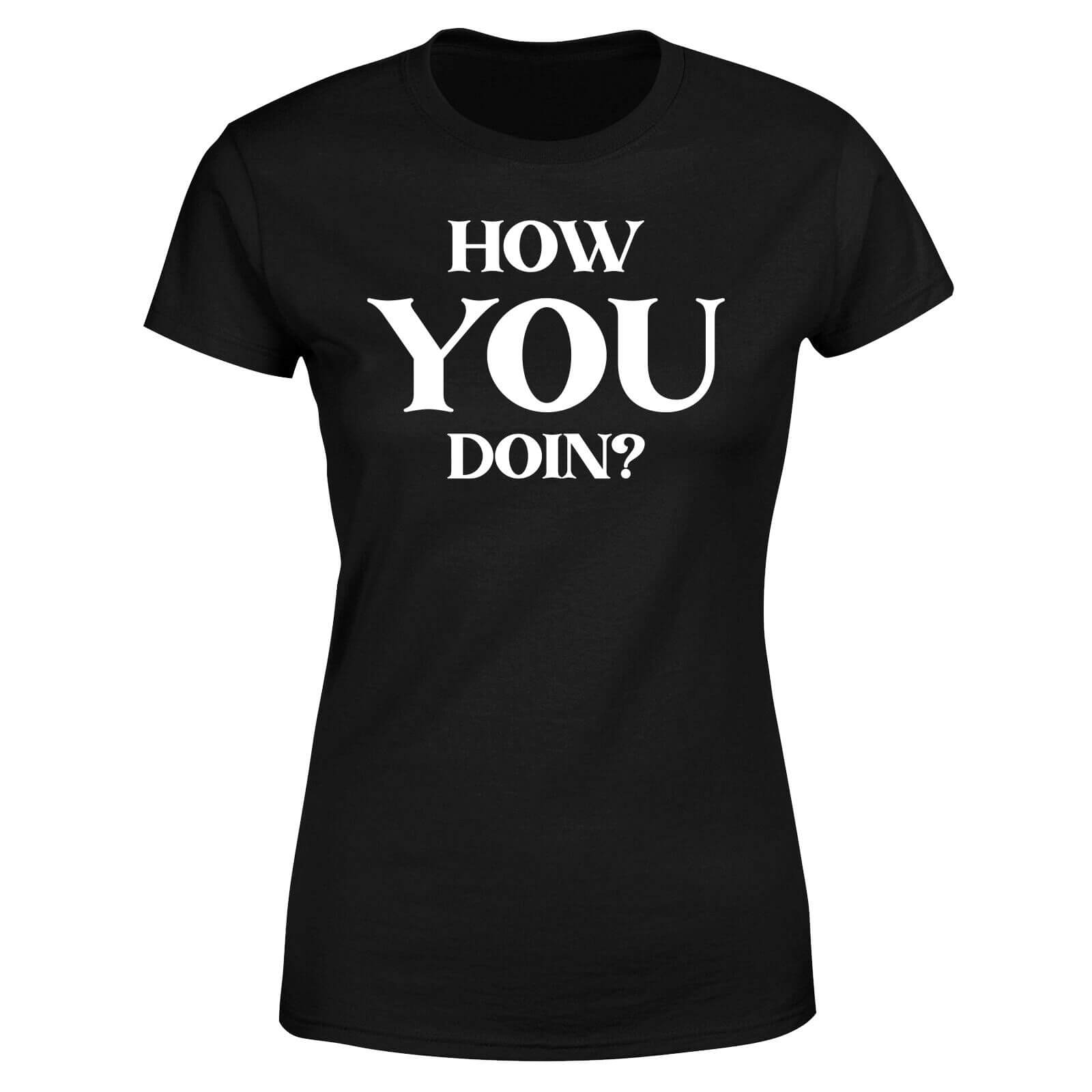 Friends How You Doin? Women's T-Shirt - Black - XS - Black