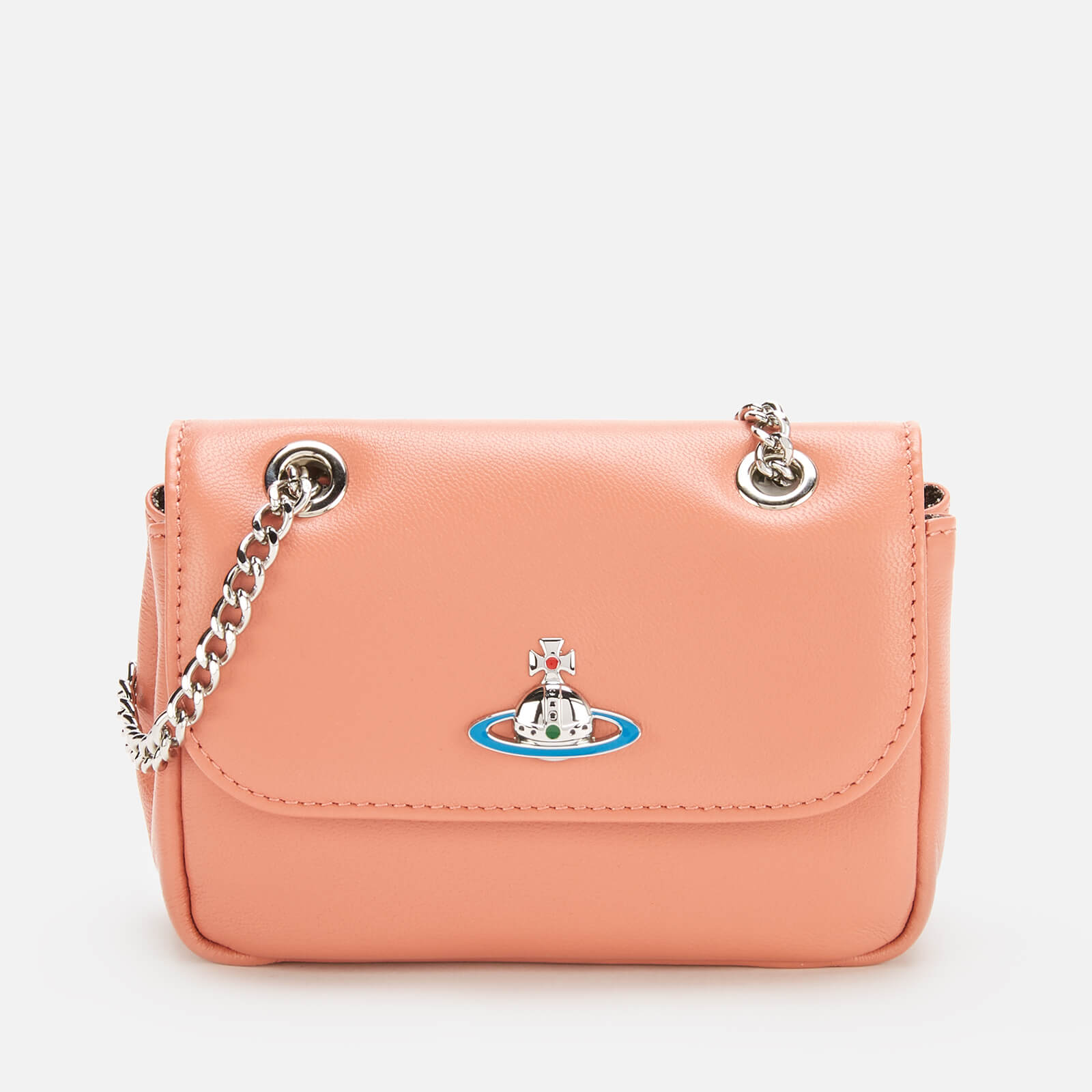 Vivienne Westwood Women's Emma Small Purse With Chain - Pink