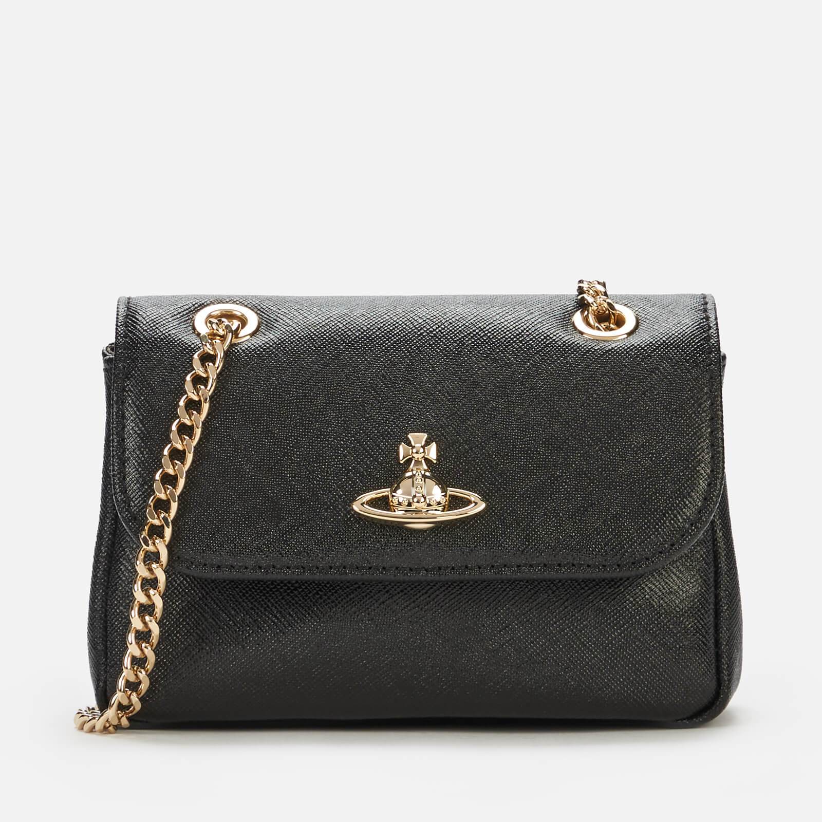 Vivienne Westwood Women's Victoria Small Purse with Chain - Black