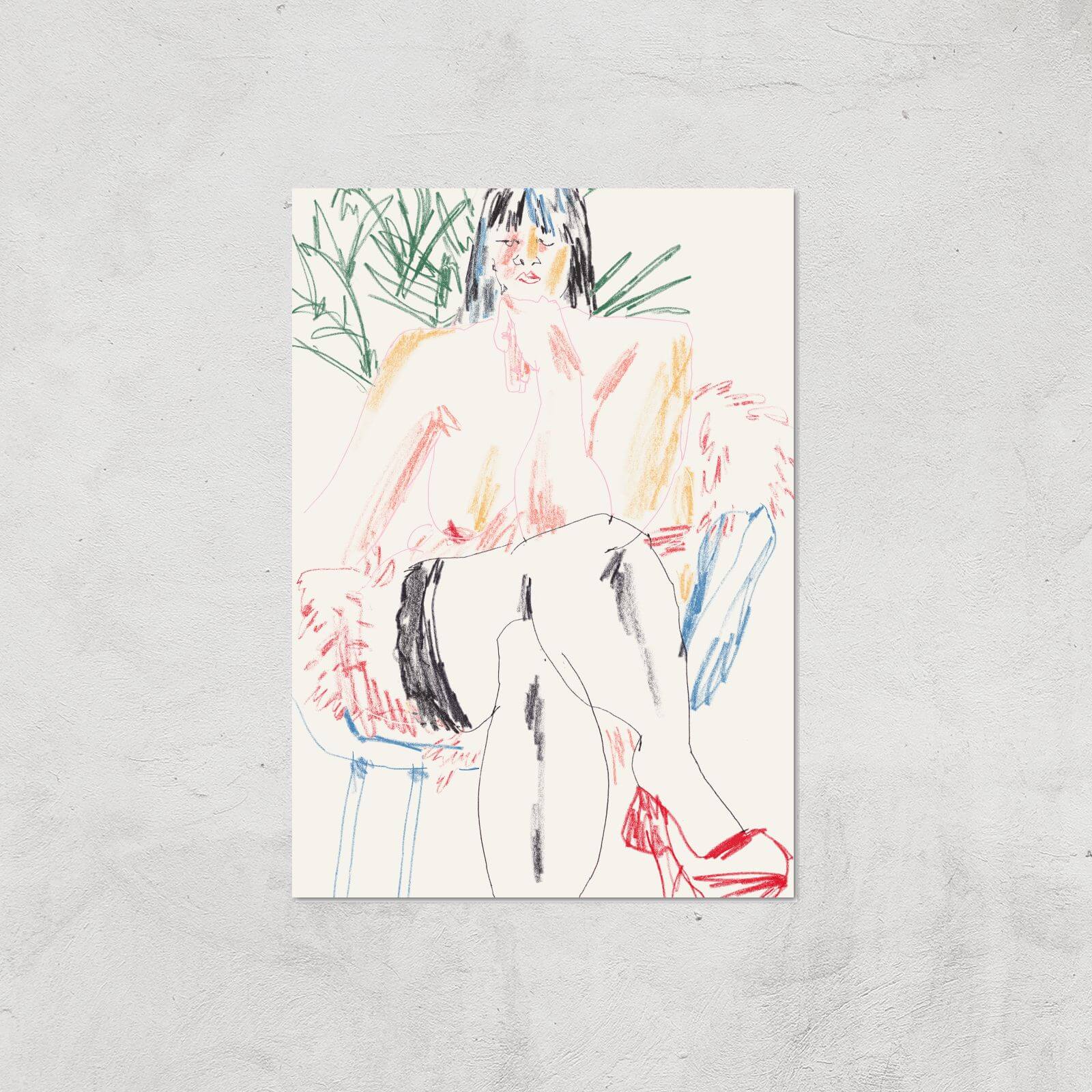 Camilla Giclee Art Print - A3 - Print Only