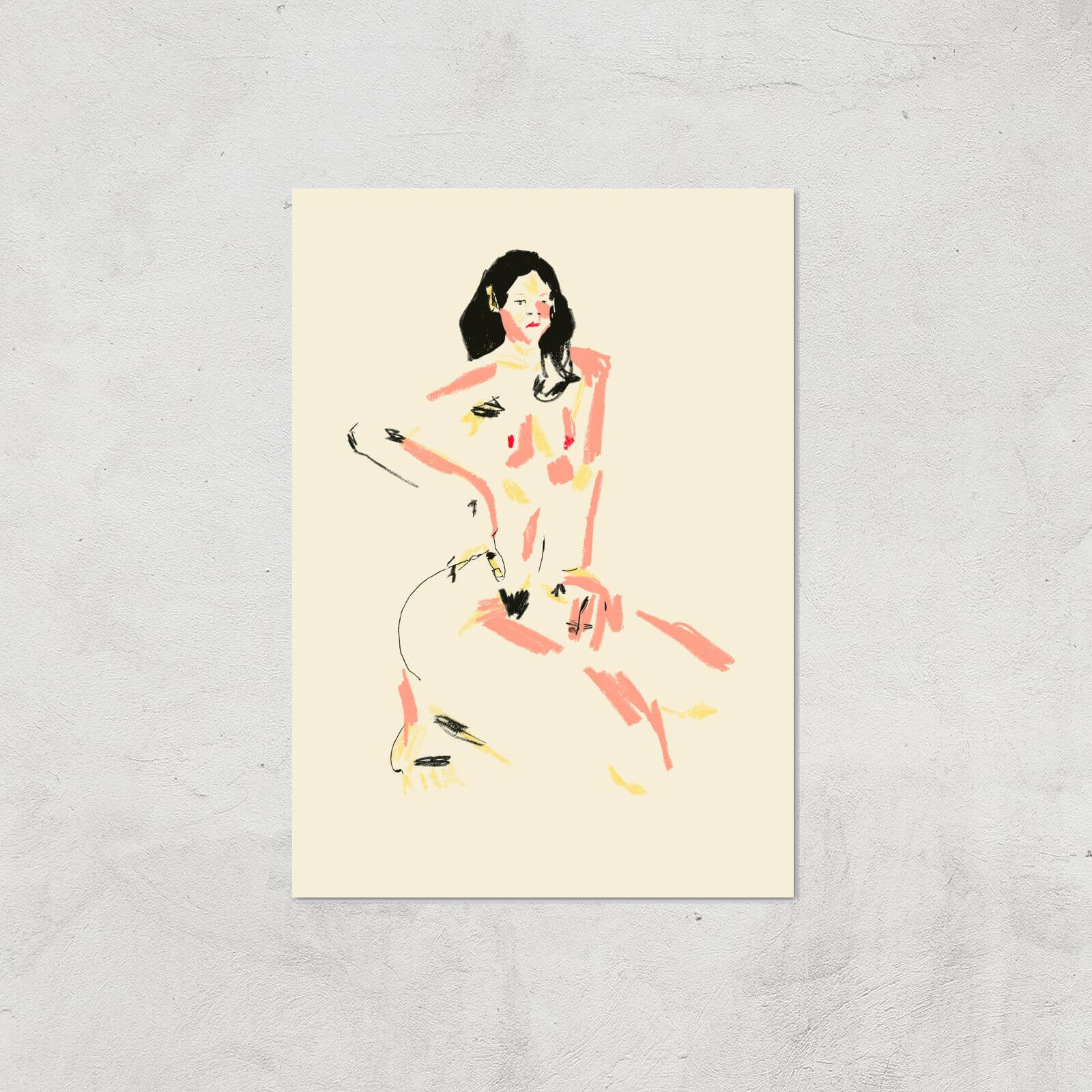 Giulia Giclee Art Print - A4 - Print Only