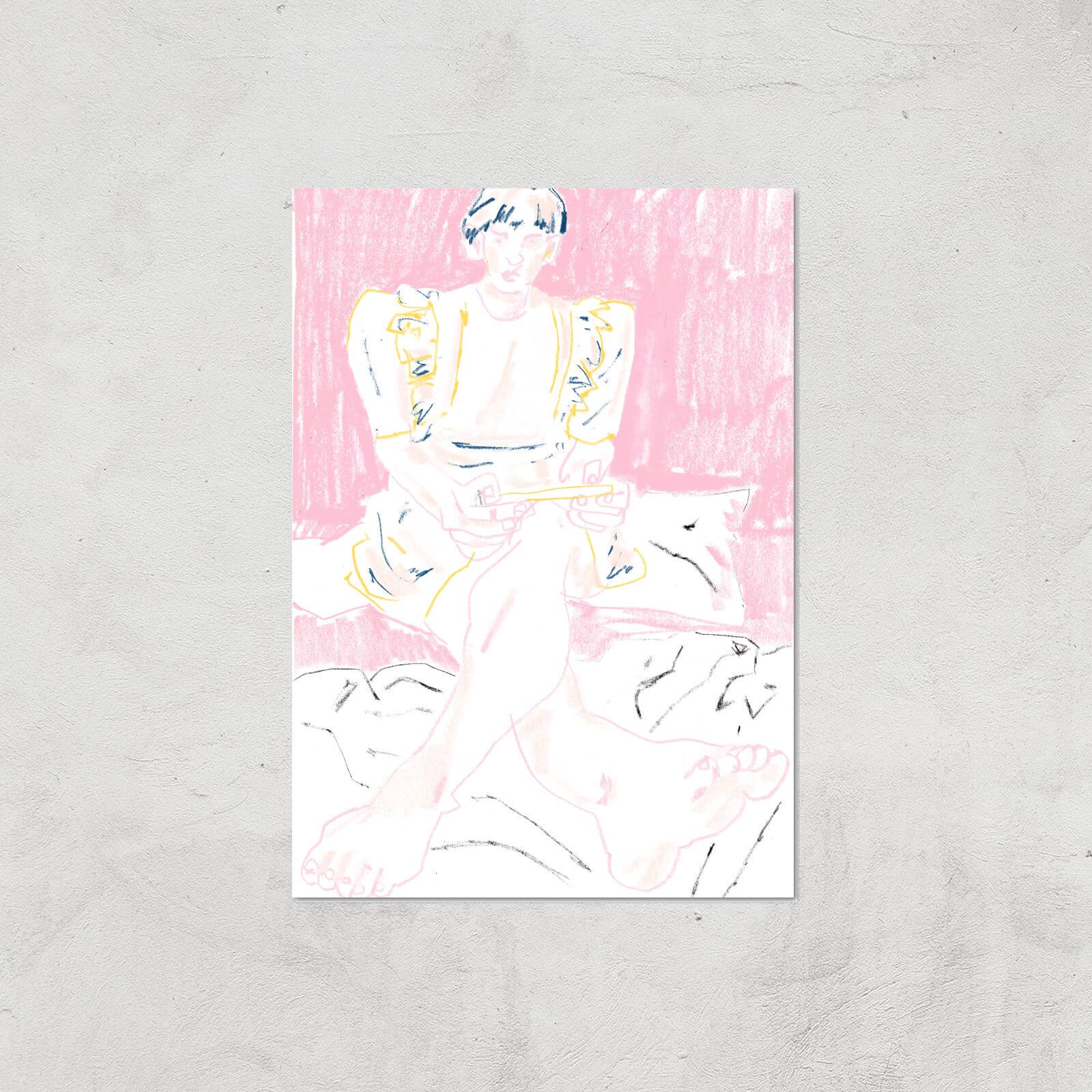 Gamer Girl Giclee Art Print - A3 - Print Only