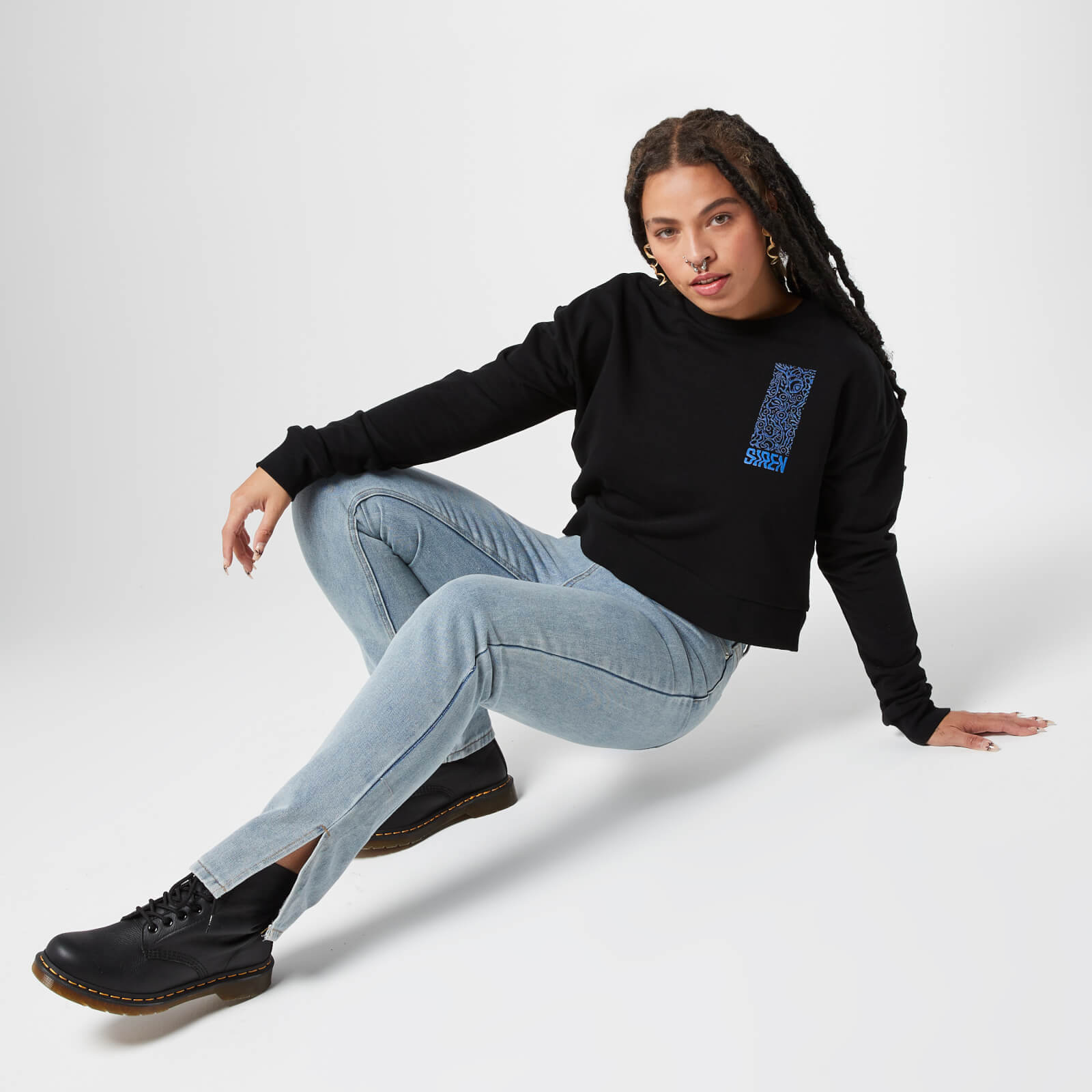 Borderlands Siren Sweatshirt Court Femme - Noir - M - Noir