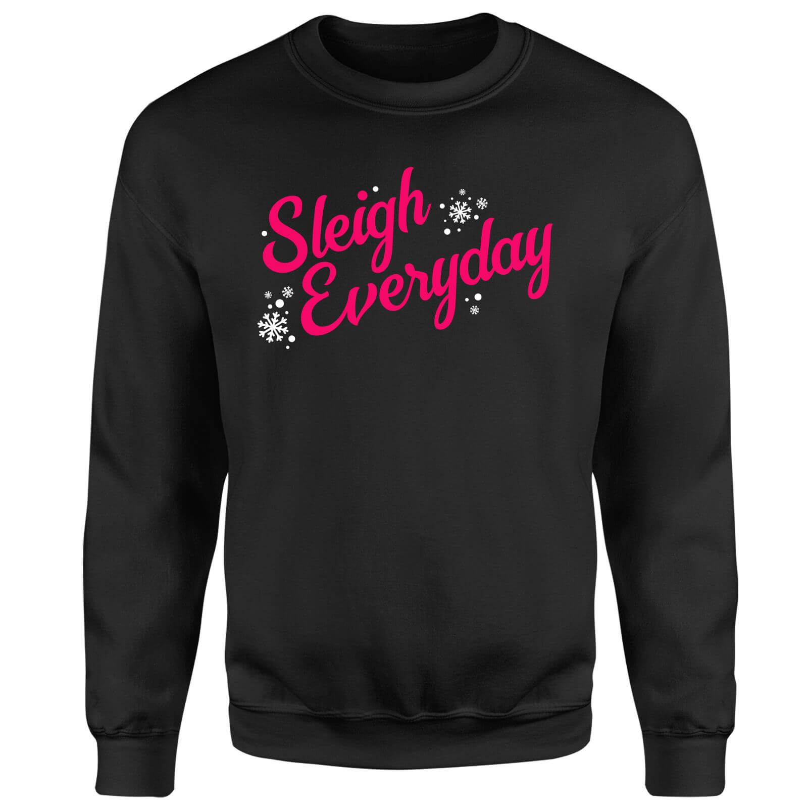 Sleigh Everyday Unisex Sweatshirt - Black - S - Black